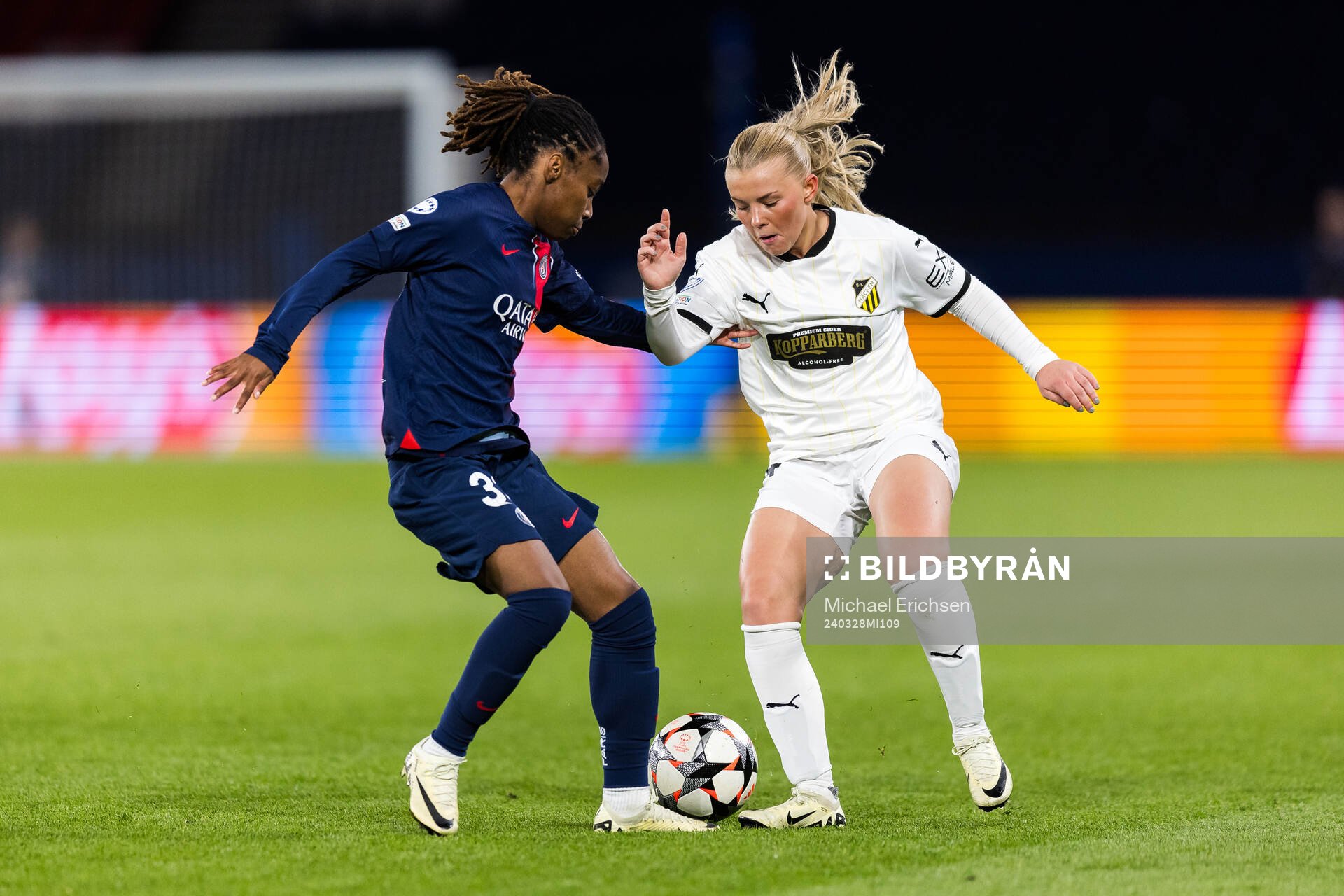 Tara Elimbi Gilbert of Paris Saint Germain and Matilda