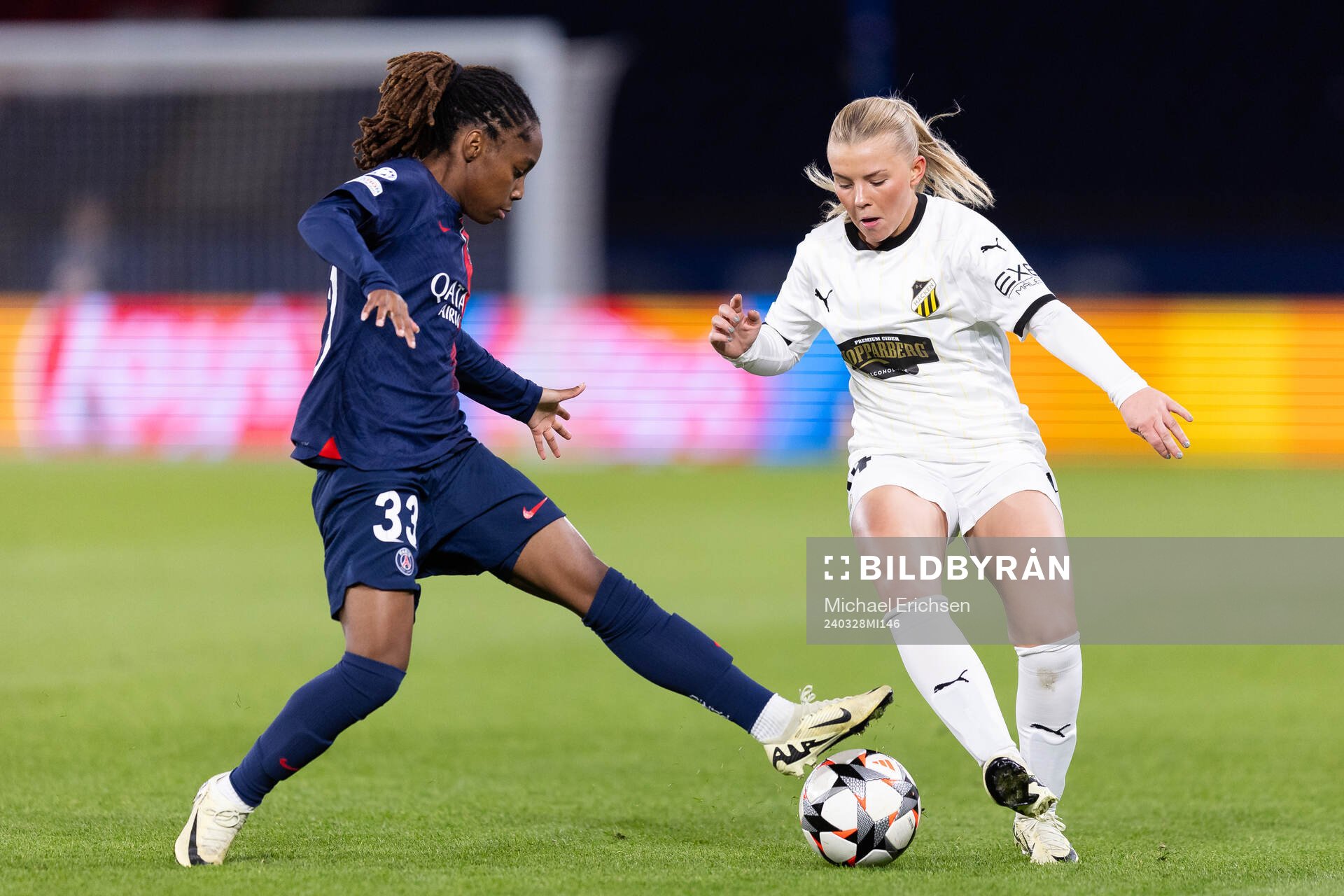 Tara Elimbi Gilbert of Paris Saint Germain and Matilda