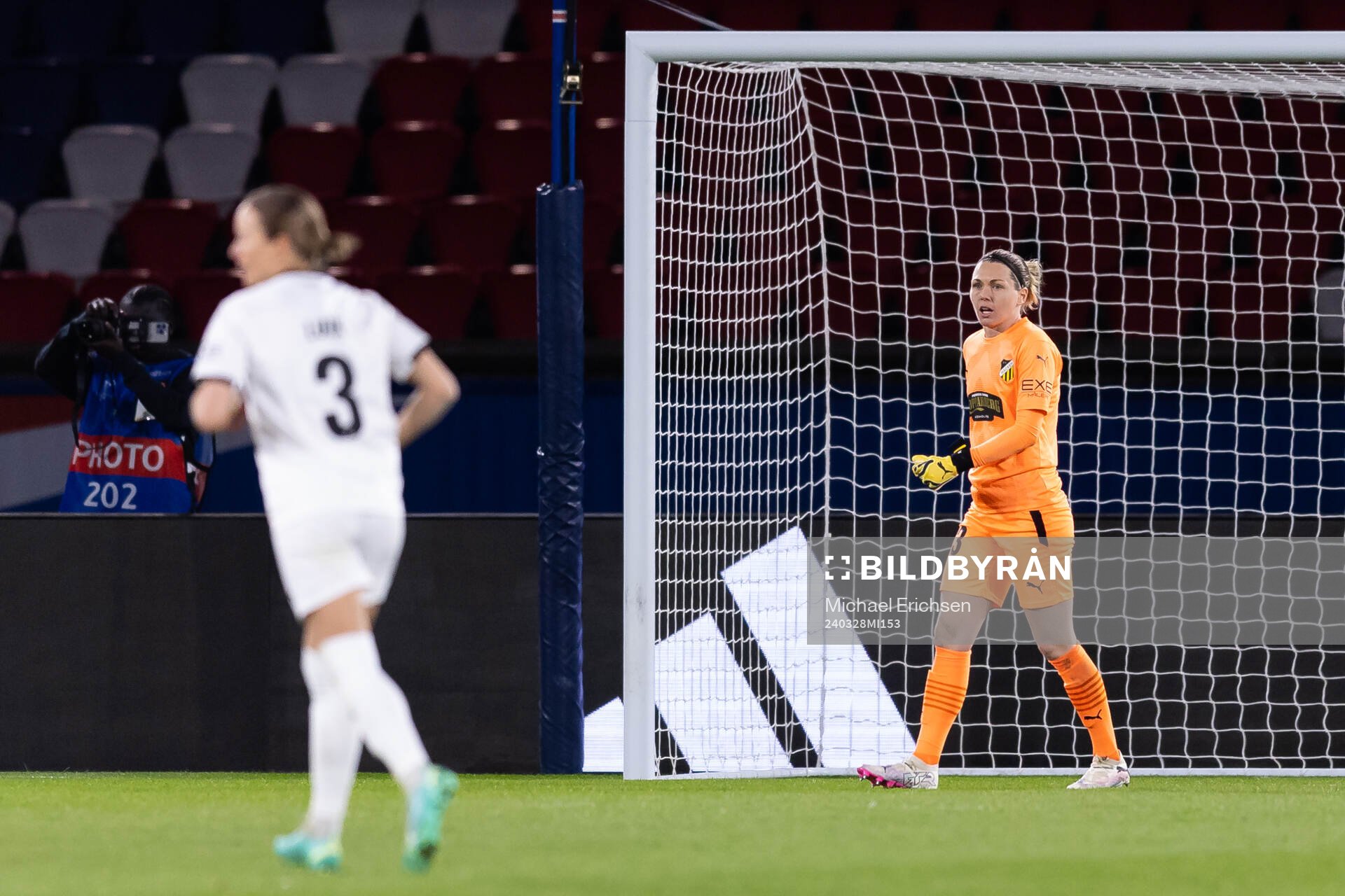 Goalkeeper Jennifer Falk of Häcken