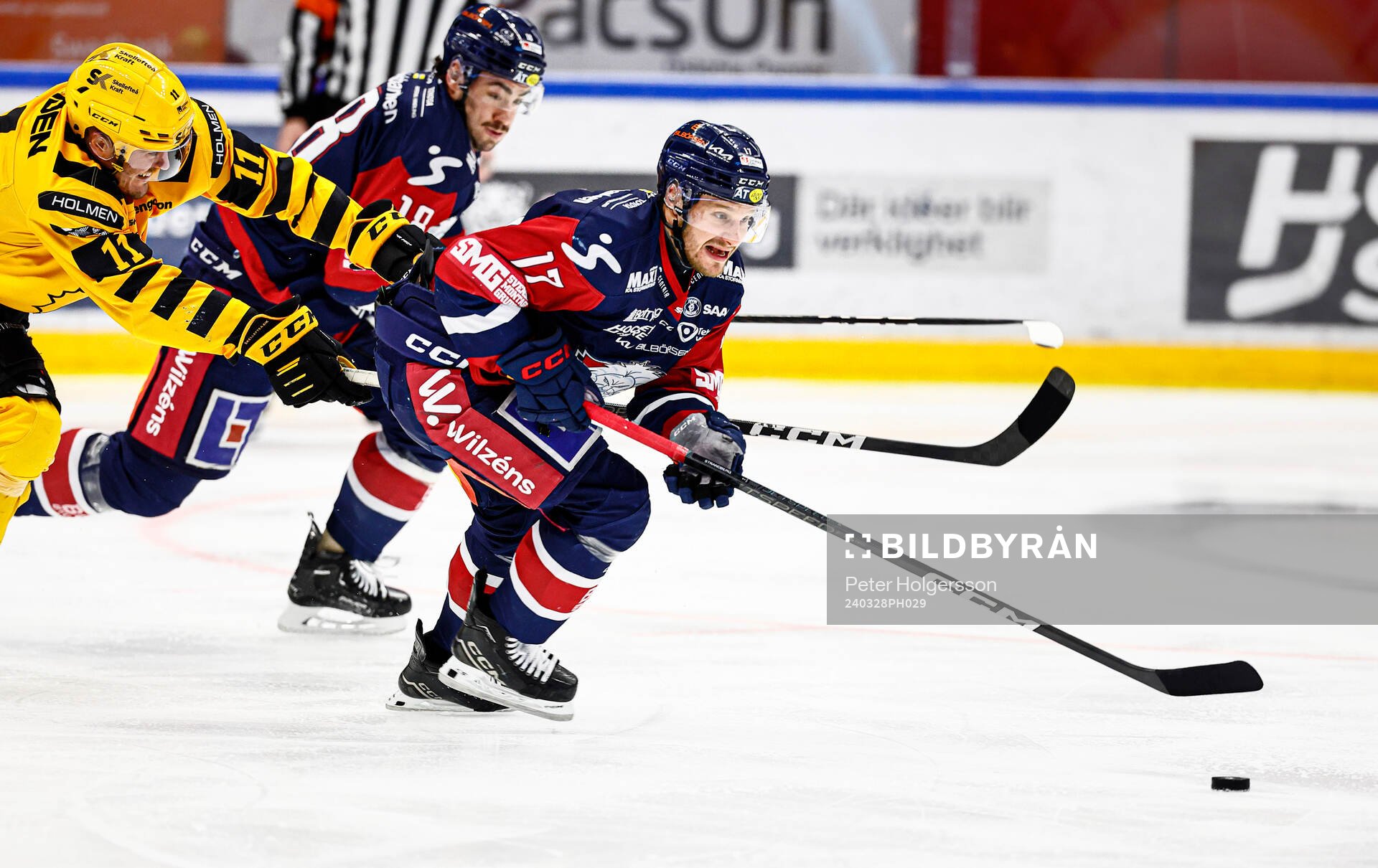 Linköpings Sebastian Strandberg och Skellefteås Max
