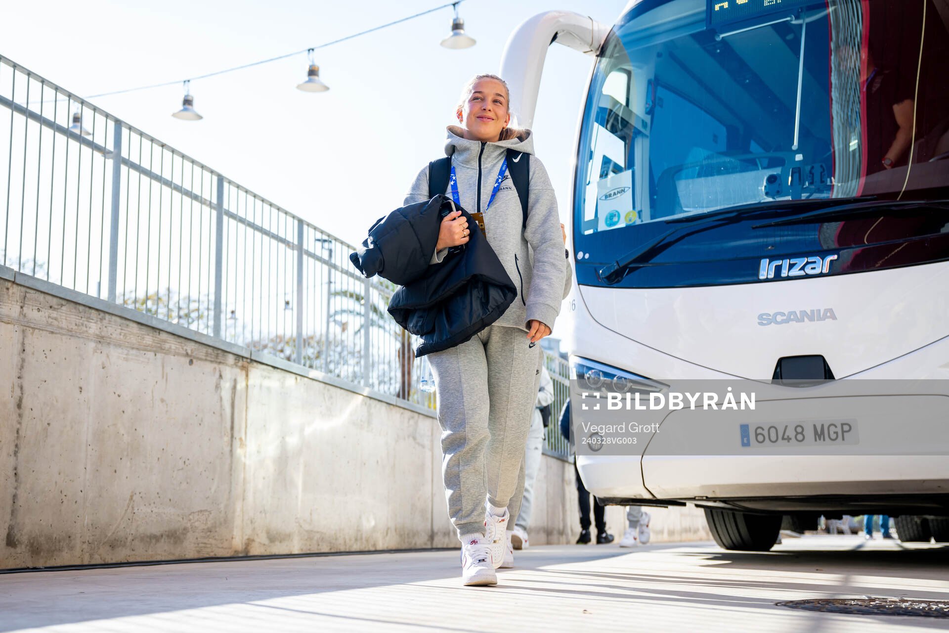 Rikke Bogetveit Nygard of Brann arrives
