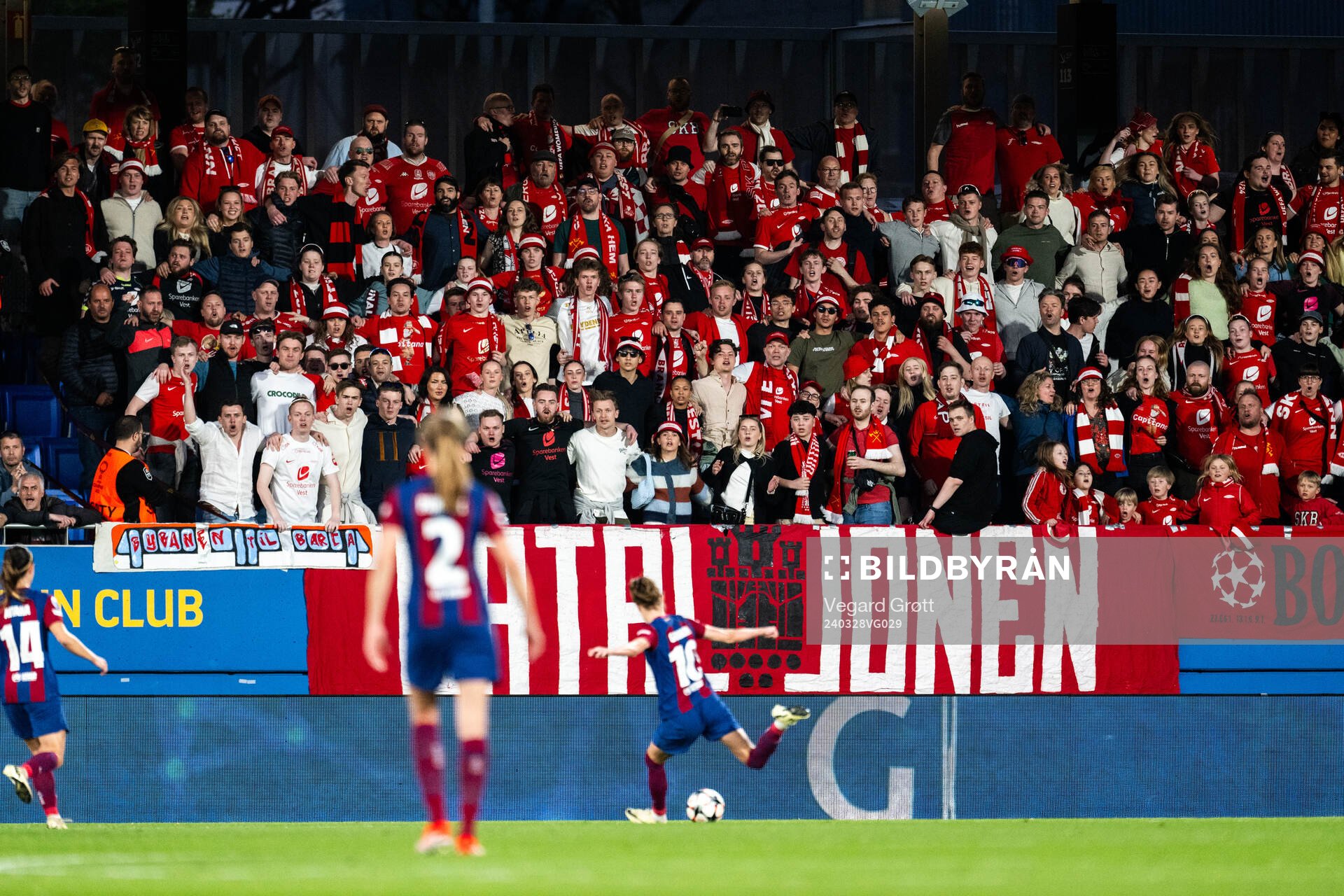 Fans of Brann