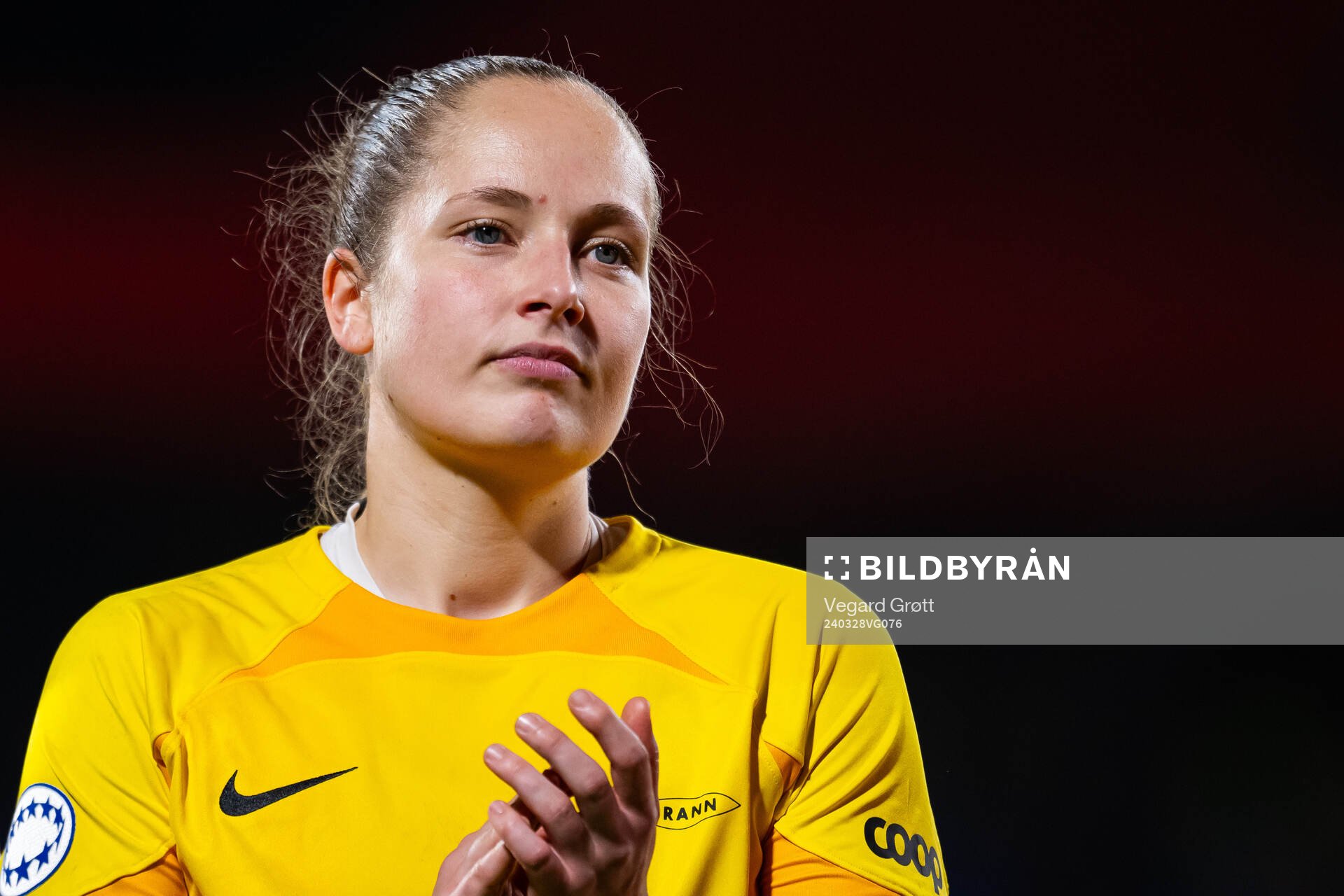Goalkeeper Aurora Mikalsen of Brann