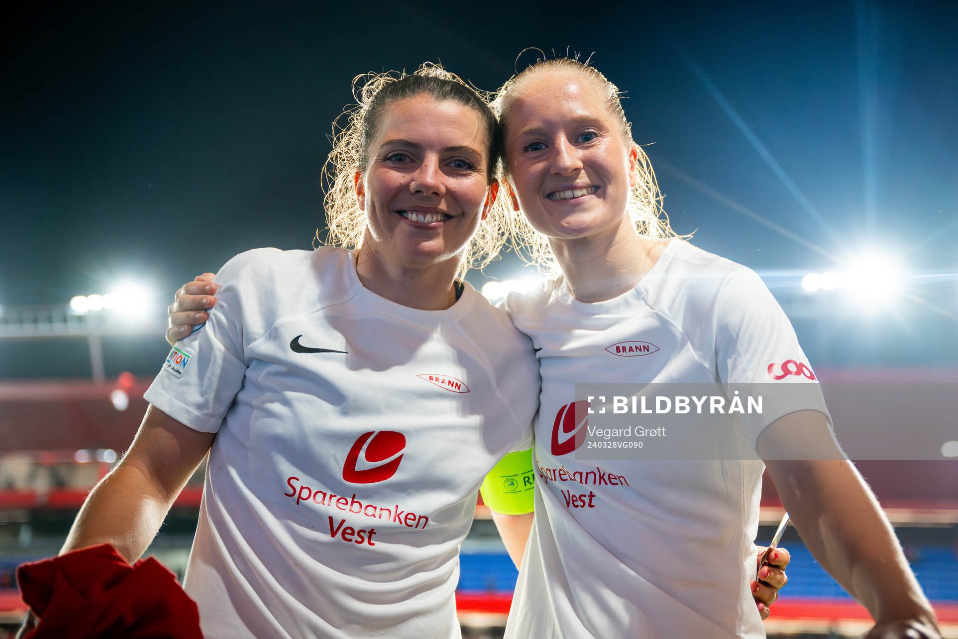 Cecilie Redisch Kvamme and Amalie Eikeland of Brann