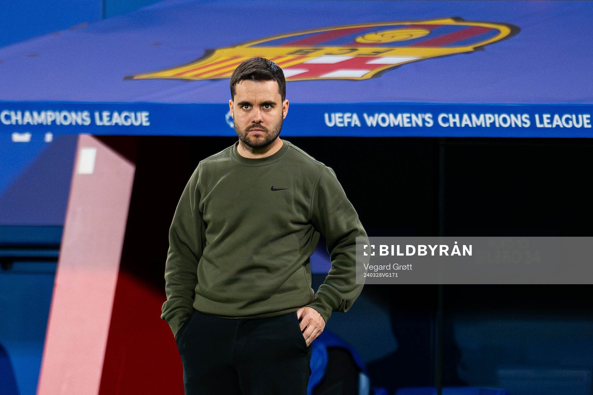 Jonatan Giráldez, head coach of Barcelona