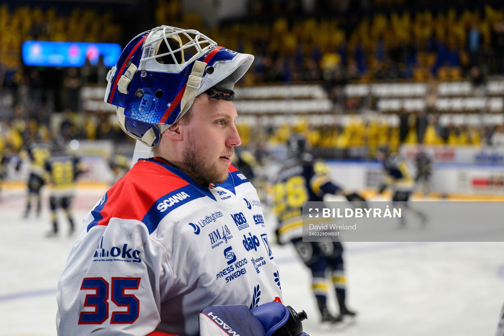 Oskarshamns målvakt Emil Kruse