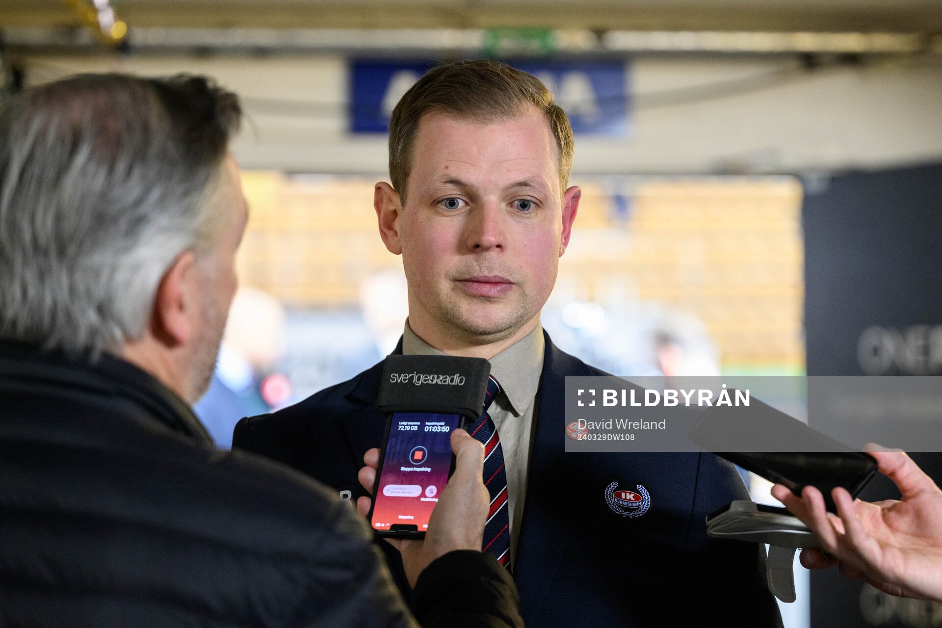 Oskarshamns tränare Martin Filander