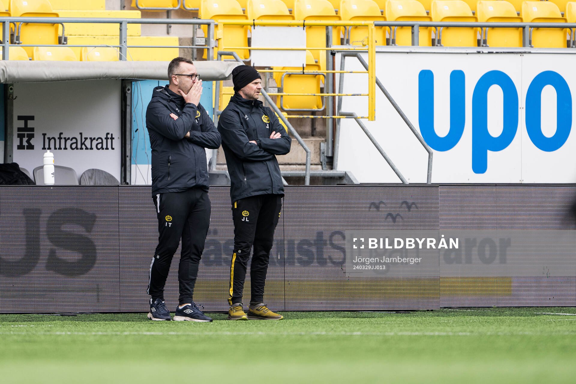 Elfsborgs tränare Ismet Tursic och assisterande tränare