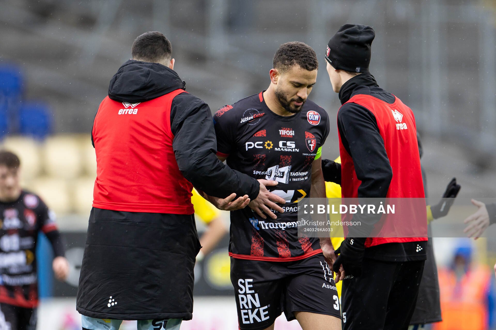 Trollhättans Fábio De Sousa Silva deppar