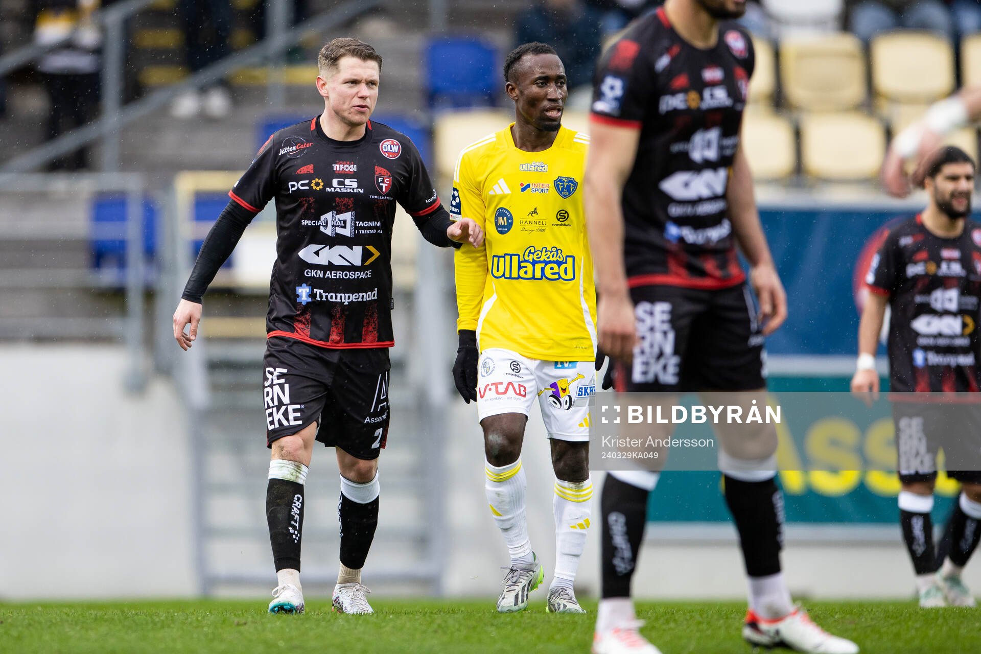 Trollhättans Samuel Rundqvist och Falkenbergs Wanbe Godwin