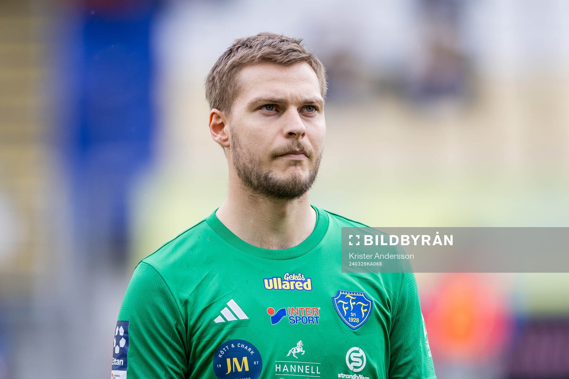 Falkenbergs målvakt Anton Andersson
