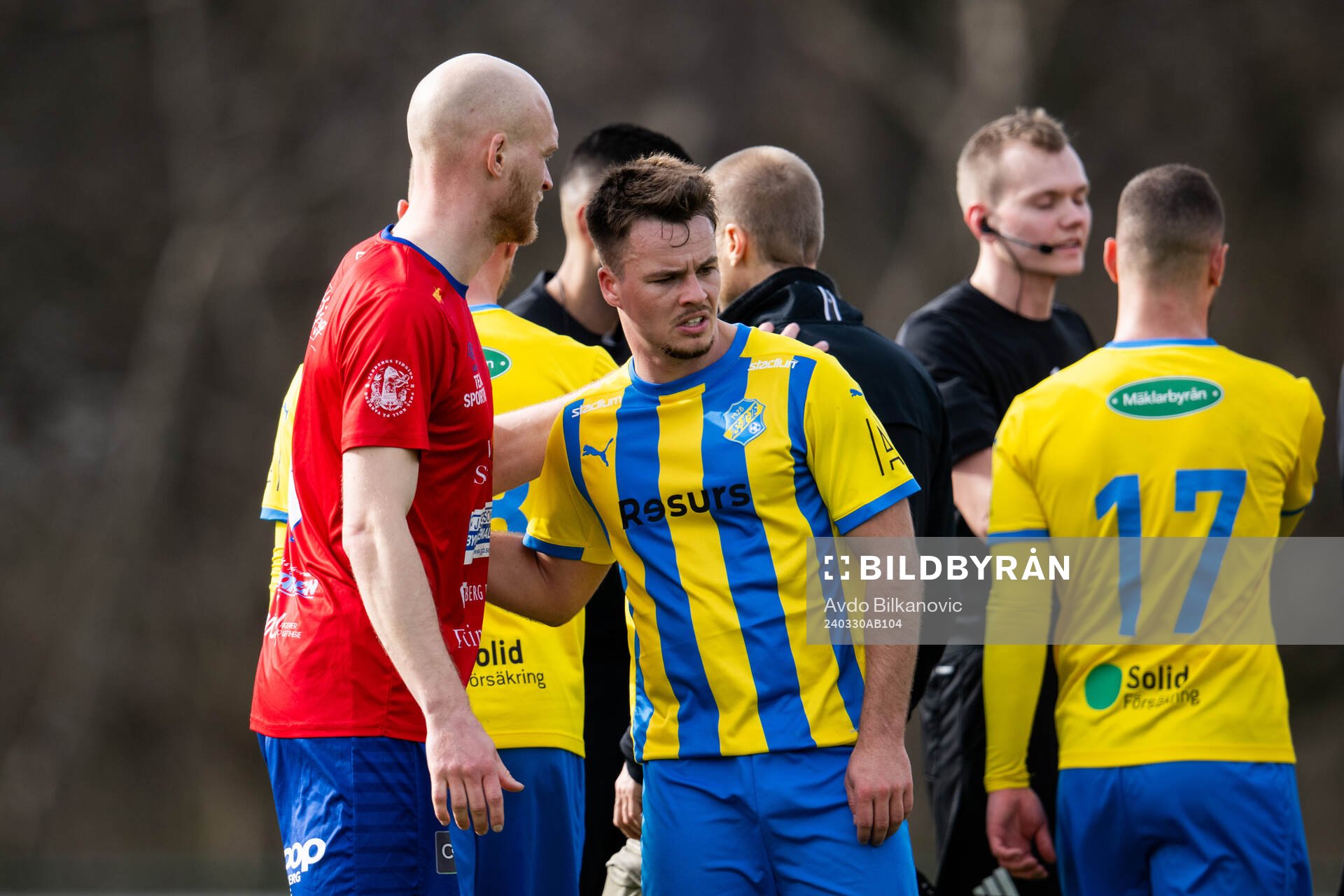 Eskilsminnes Kevin Robért och Tvååkers IFs Viktor Nilsson