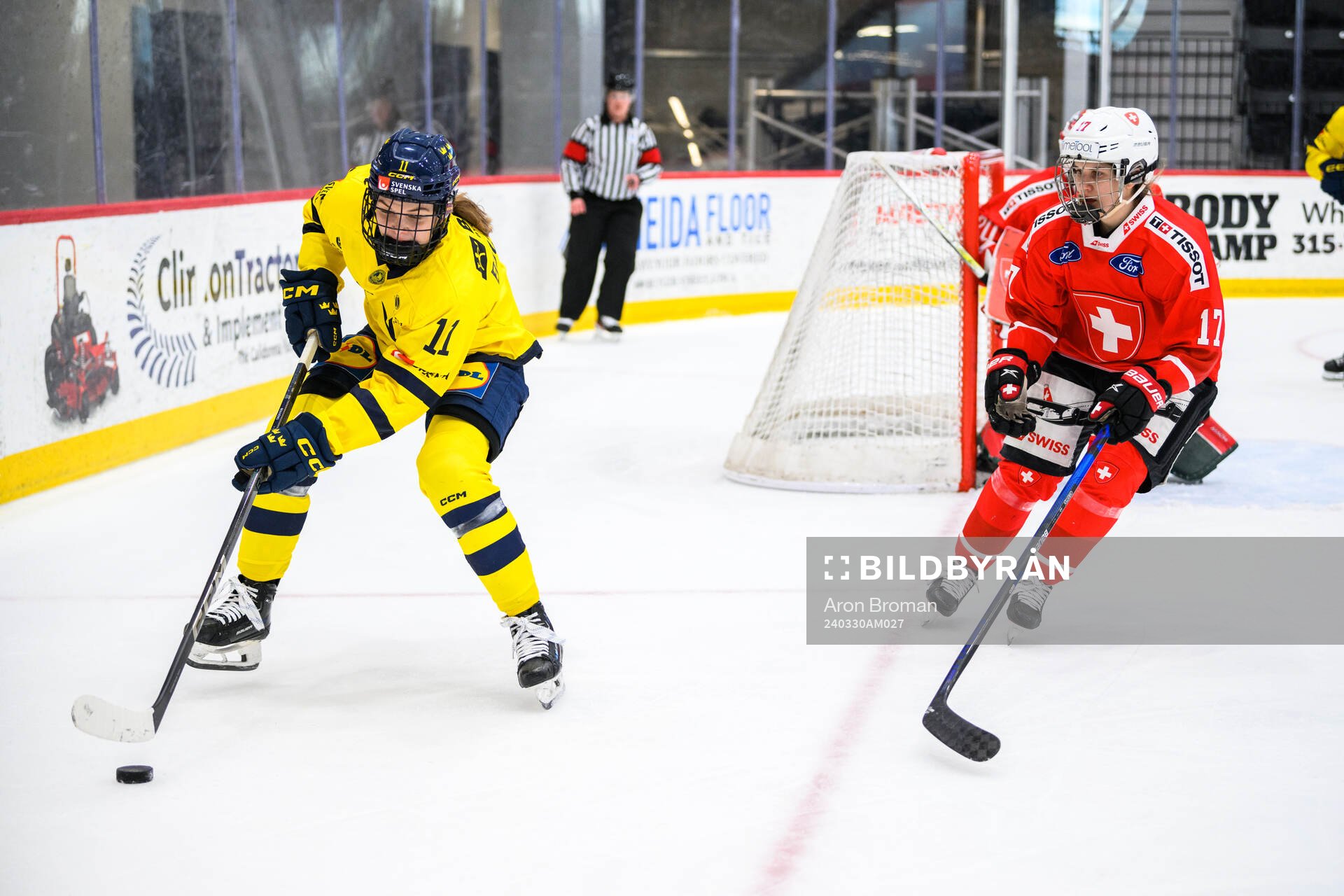 Josefin Bouveng of Sweden and Lara Christen of Switzerland