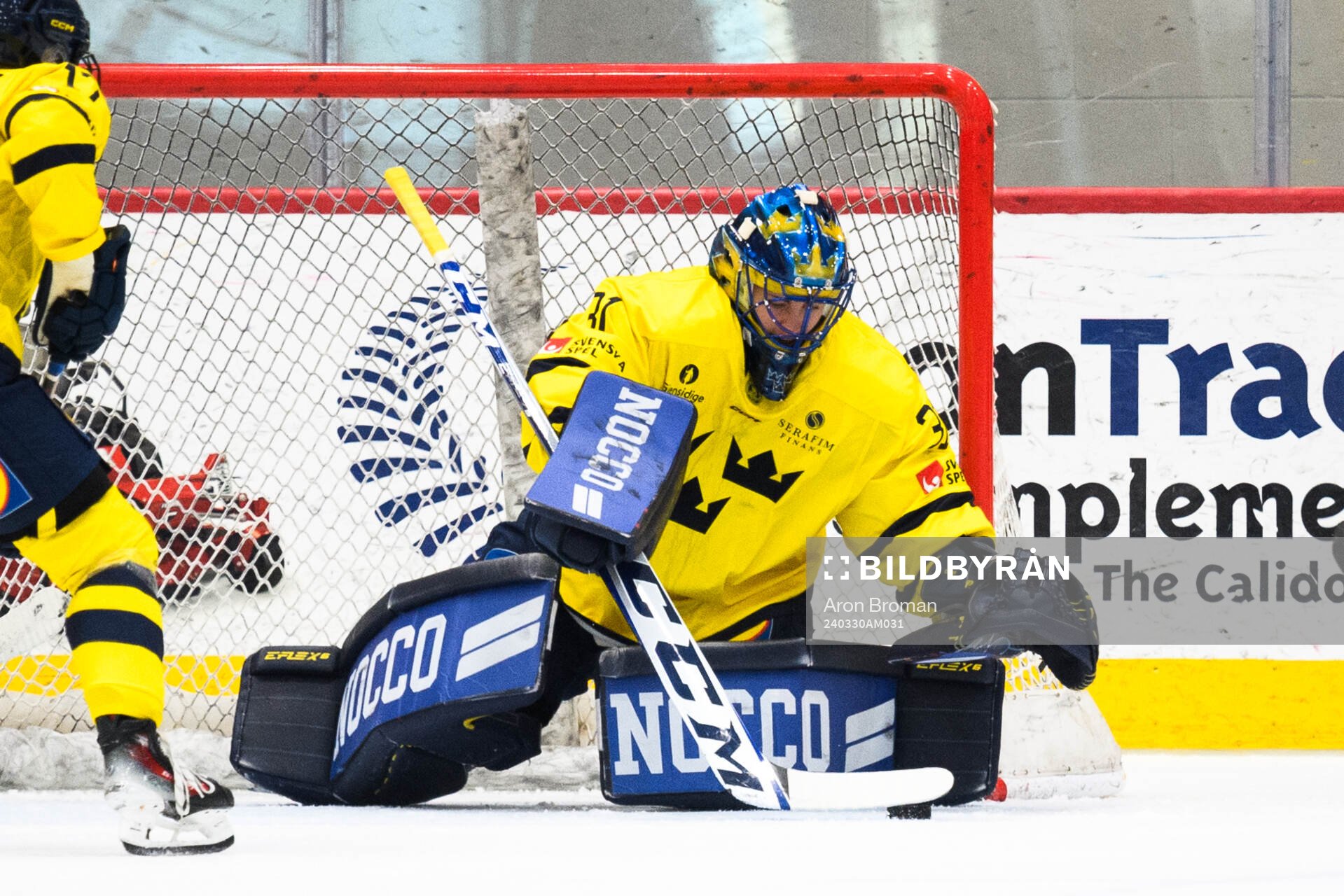 Goaltender Ida Boman of Sweden