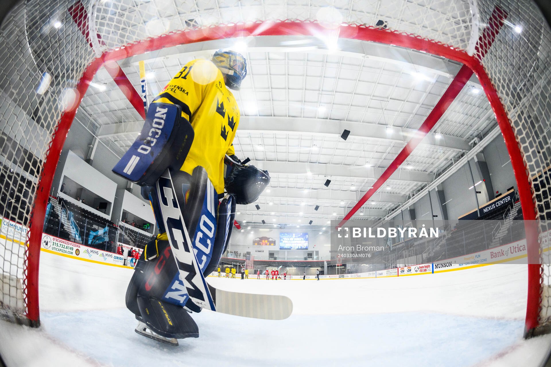 Goaltender Ida Boman  of Sweden