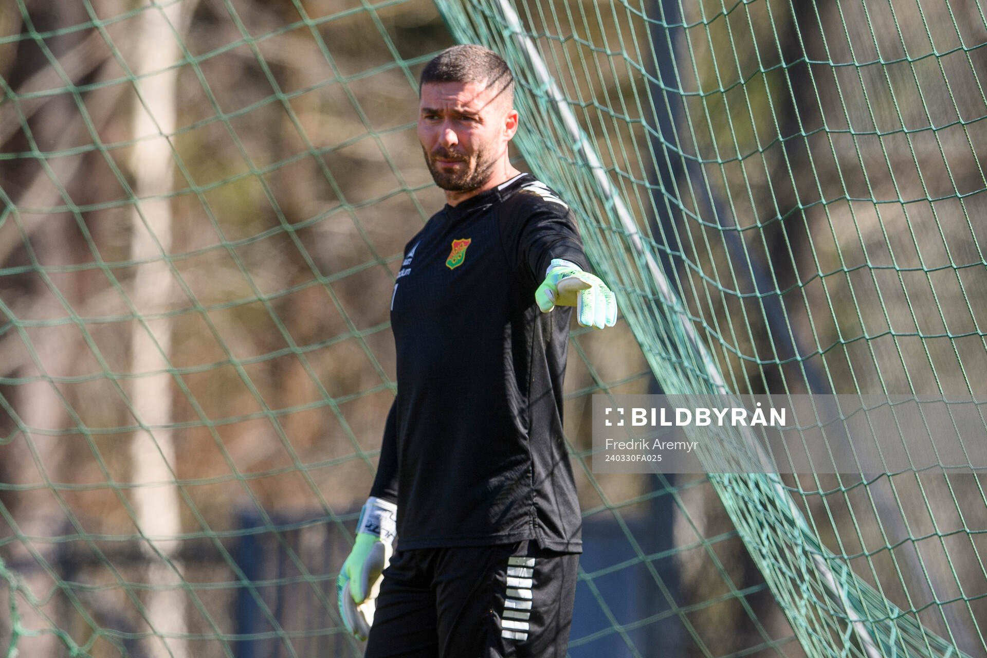Målvakt Mergim Krasniqi