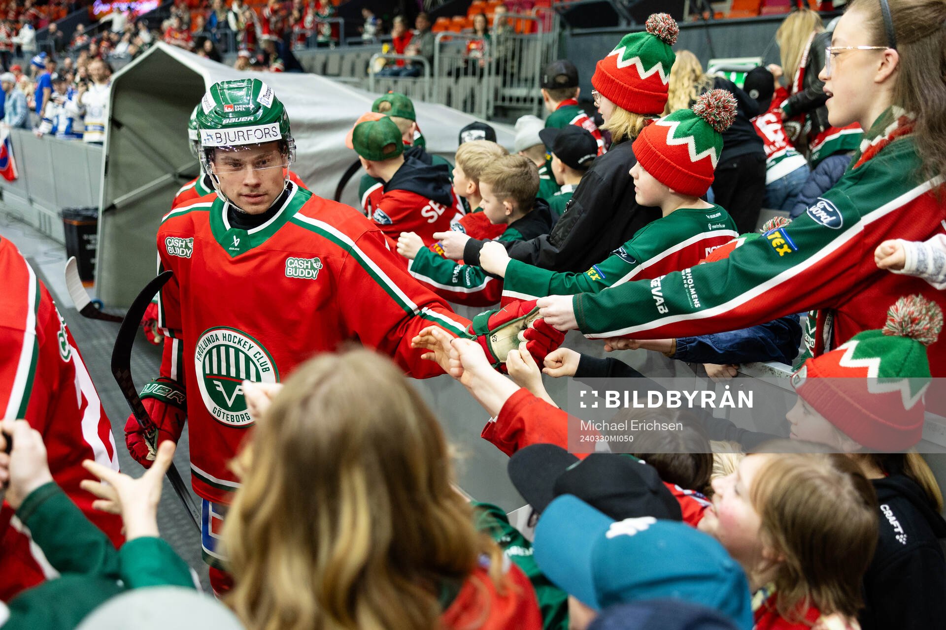 Frölundas Albin Sundin innan kvartsfinal fem i SHL mellan