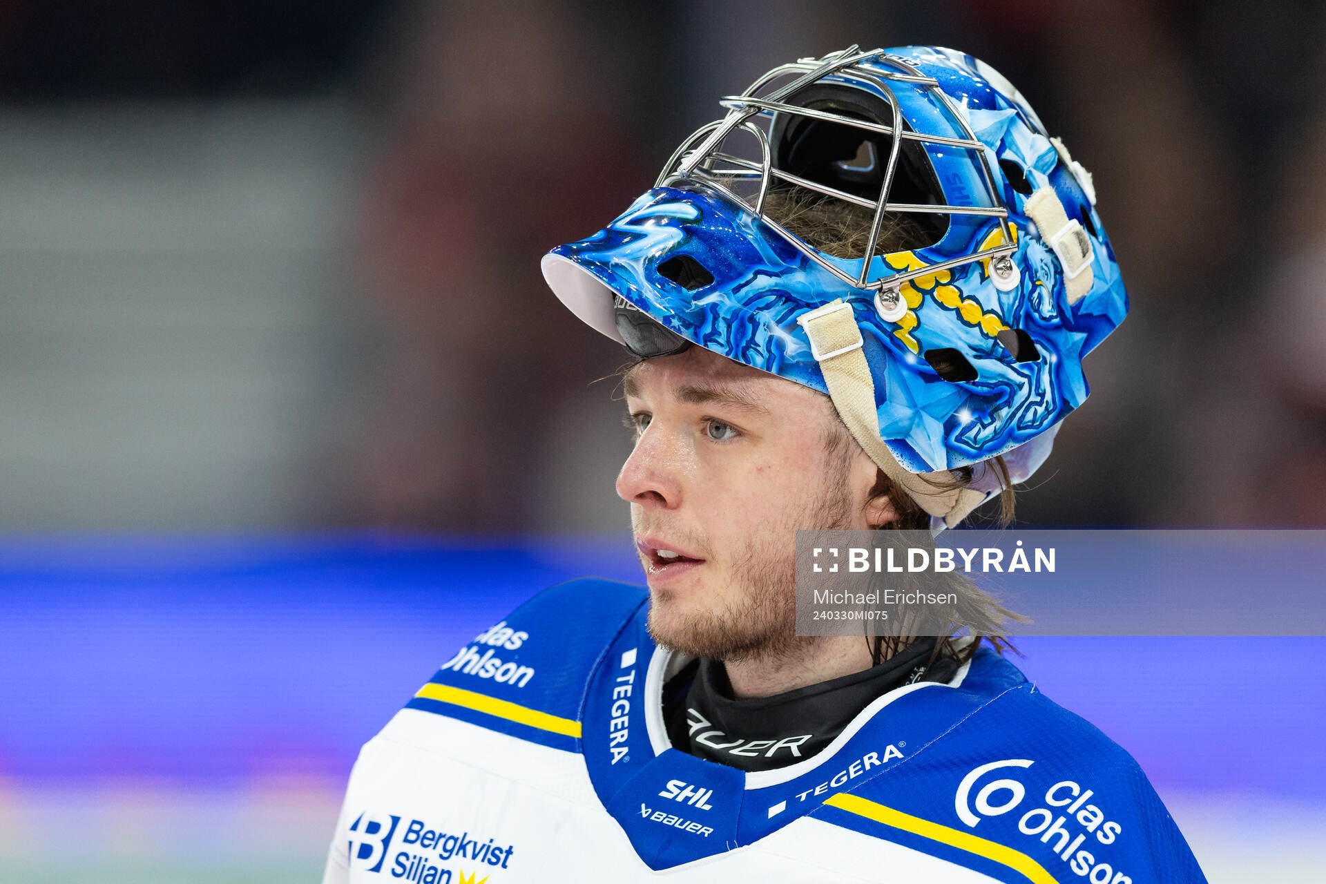 Leksands målvakt Filip Larsson