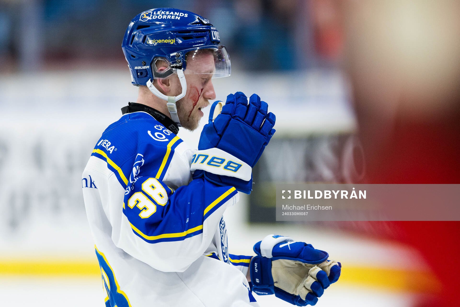 Leksands Olle Alsing har ont