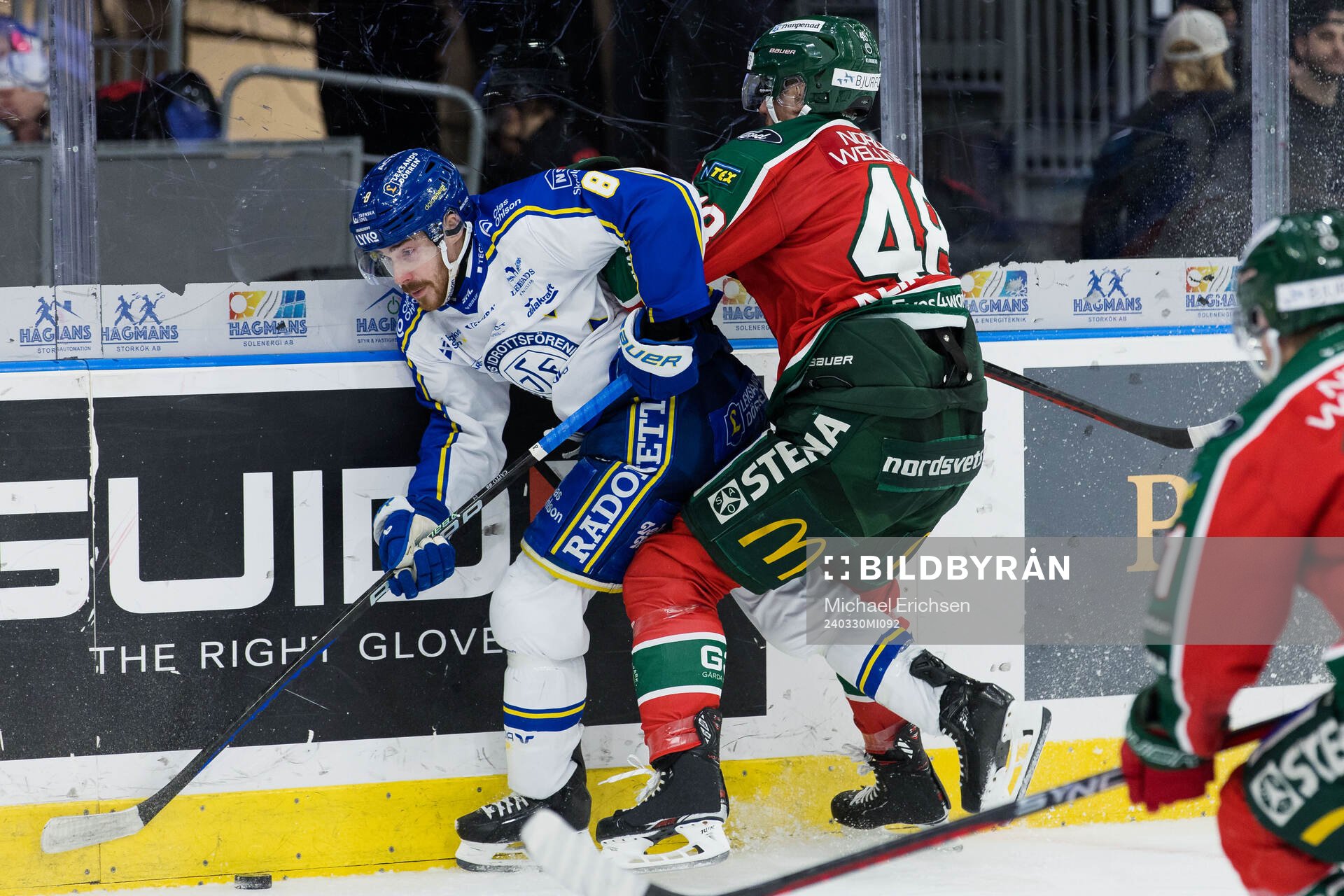 Leksands Matt Caito och Frölundas Carl Klingberg
