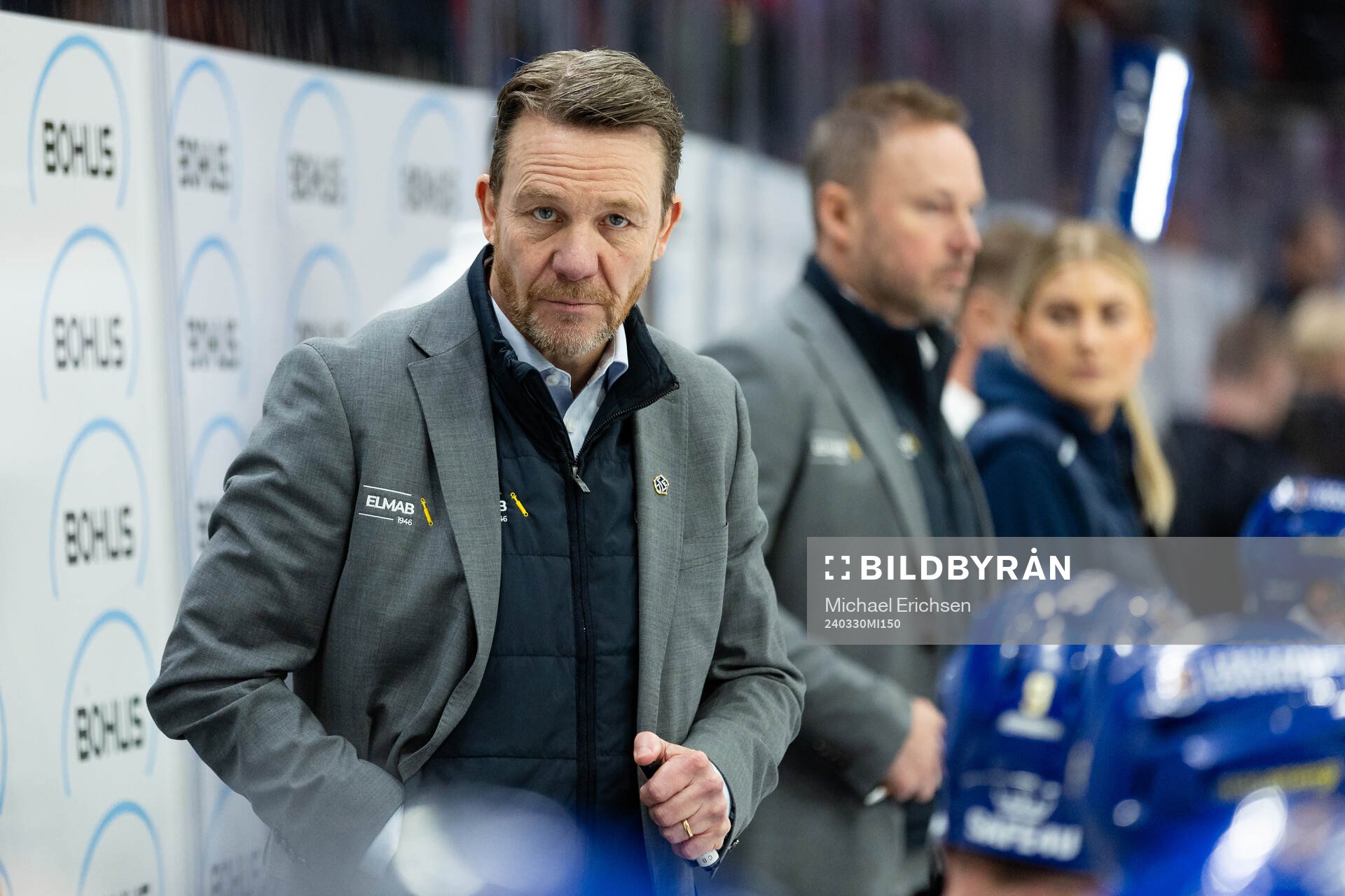 Leksands tränare Charles Berglund