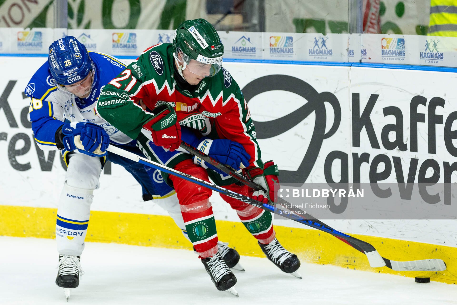 Leksands Patrik Norén och Frölundas Jere Innala