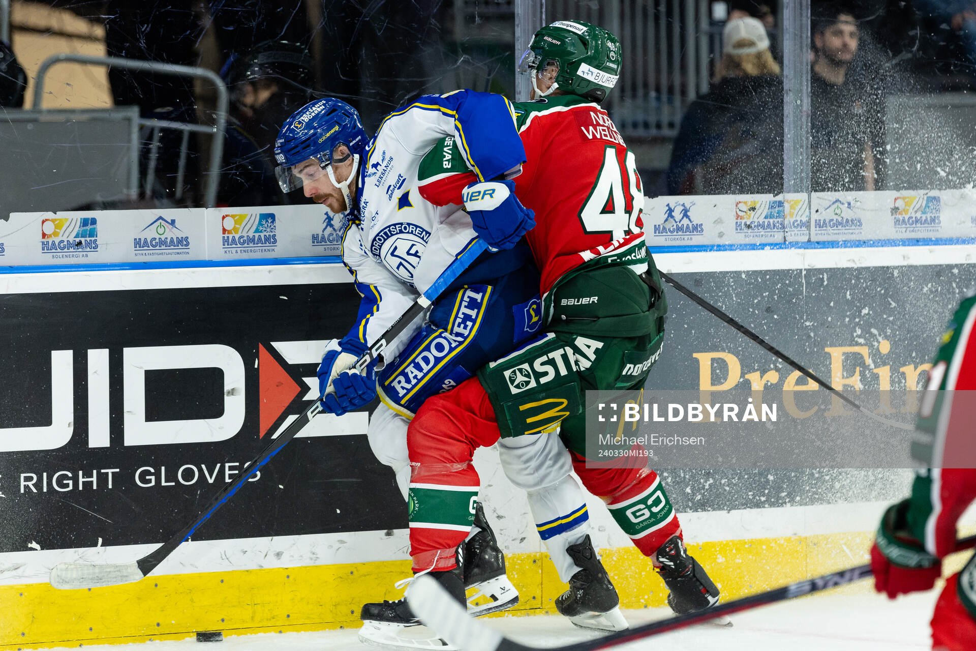 Leksands Matt Caito och Frölundas Carl Klingberg