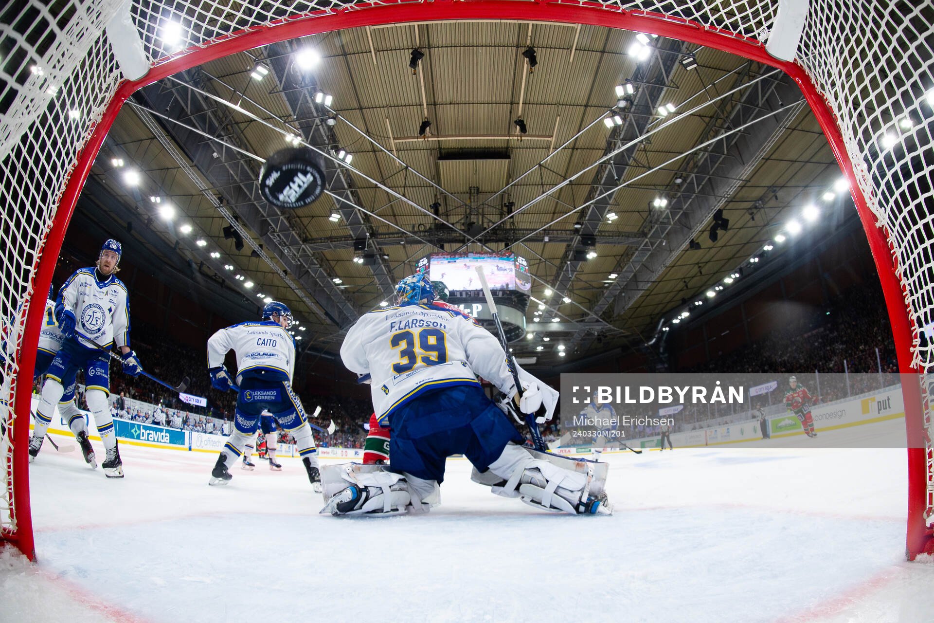Frölundas Christian Folin skjuter 4-1 i mål bakom