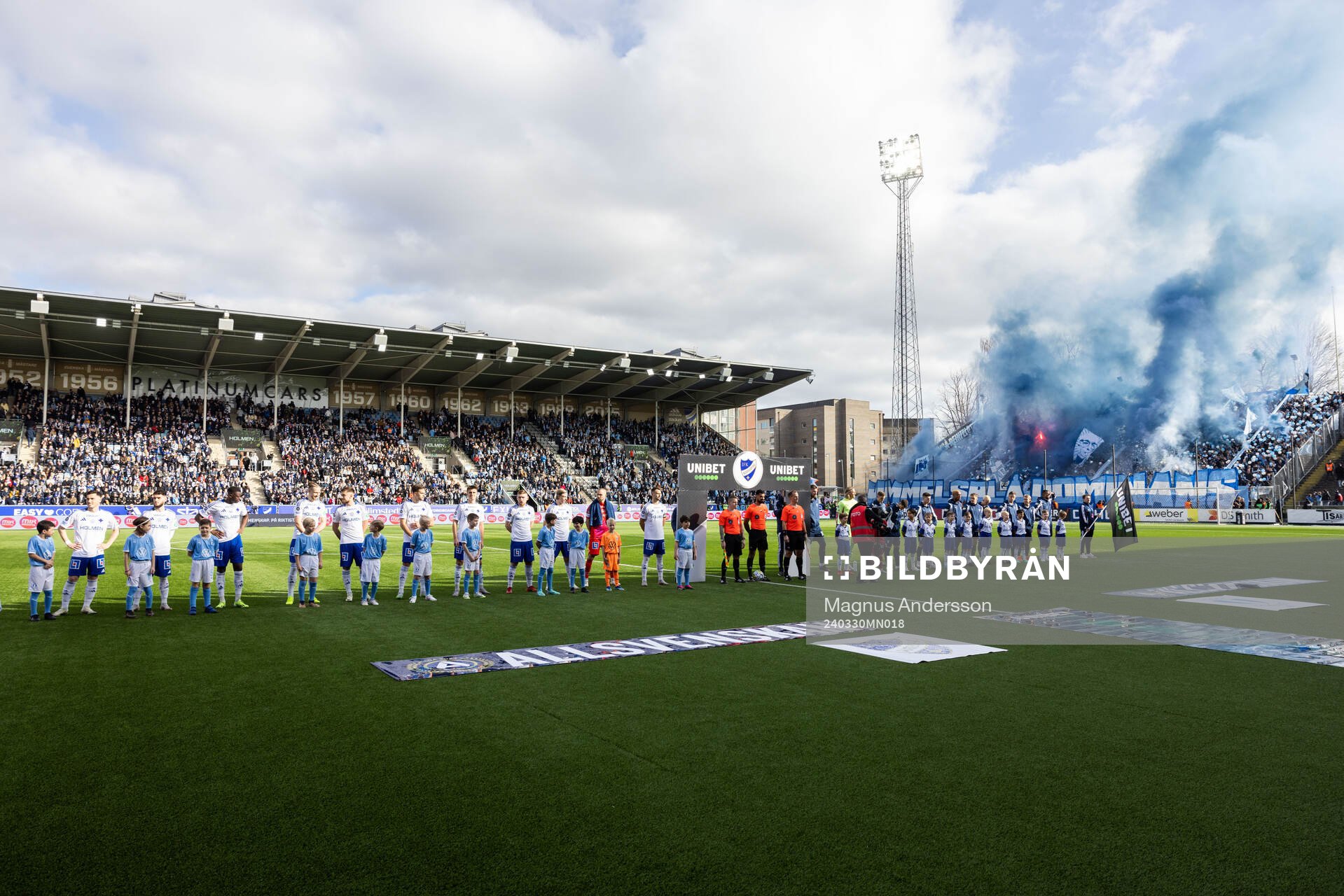 IFK Norrköpings och Malmö FFs spelare
