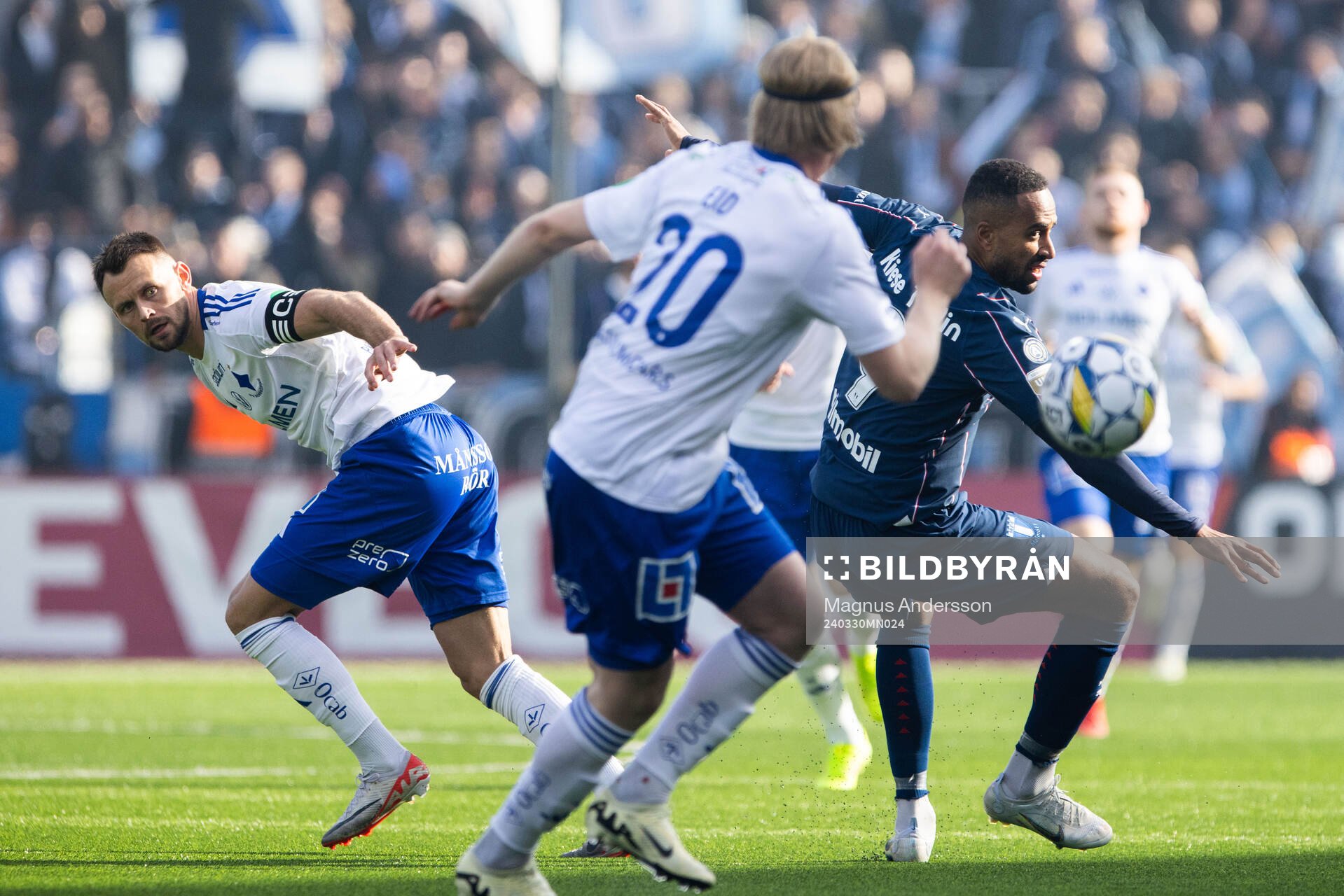 IFK Norrköpings Max Watson och Malmö FFs Isaac Kiese