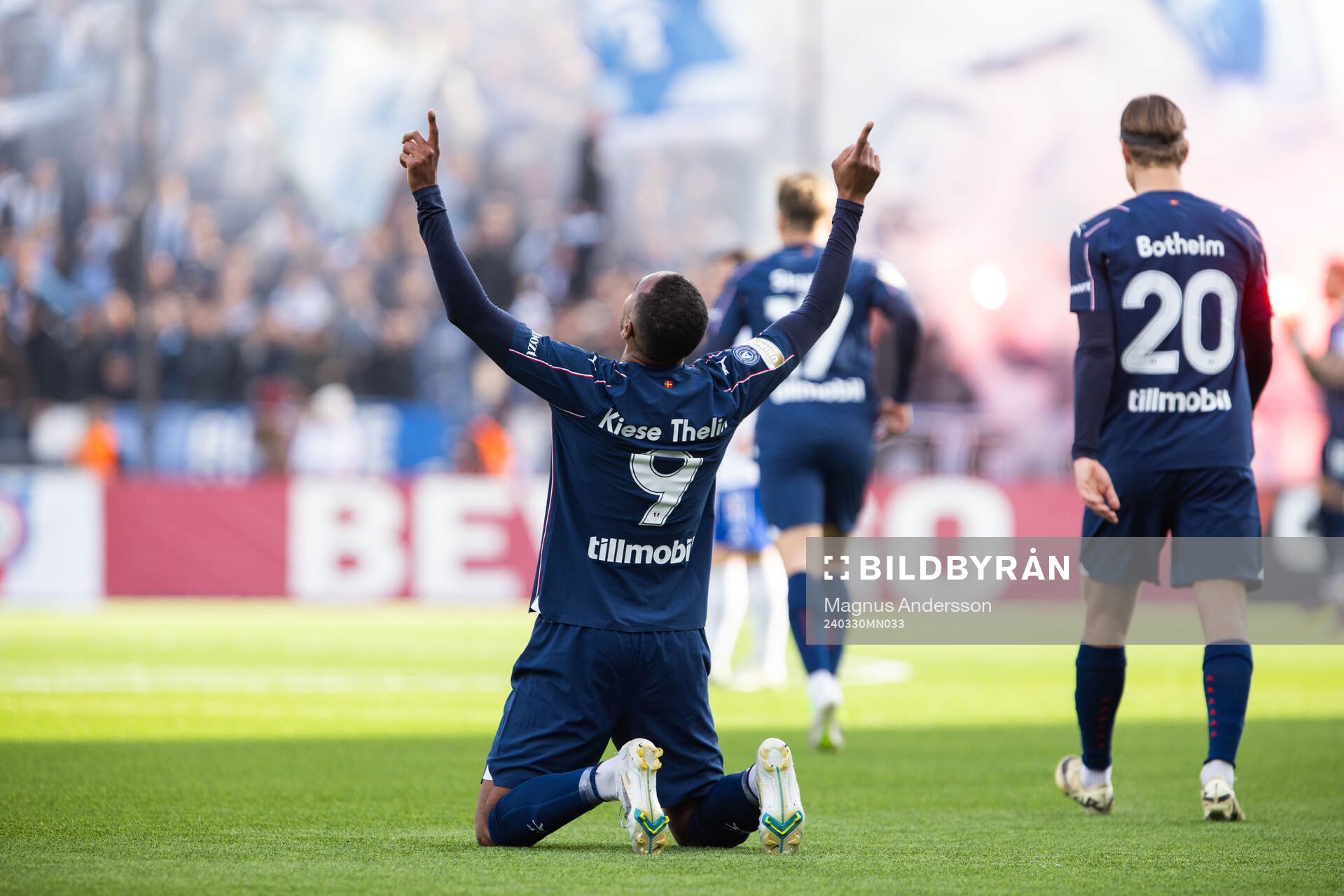 Malmö FFs Isaac Kiese Thelin jublar