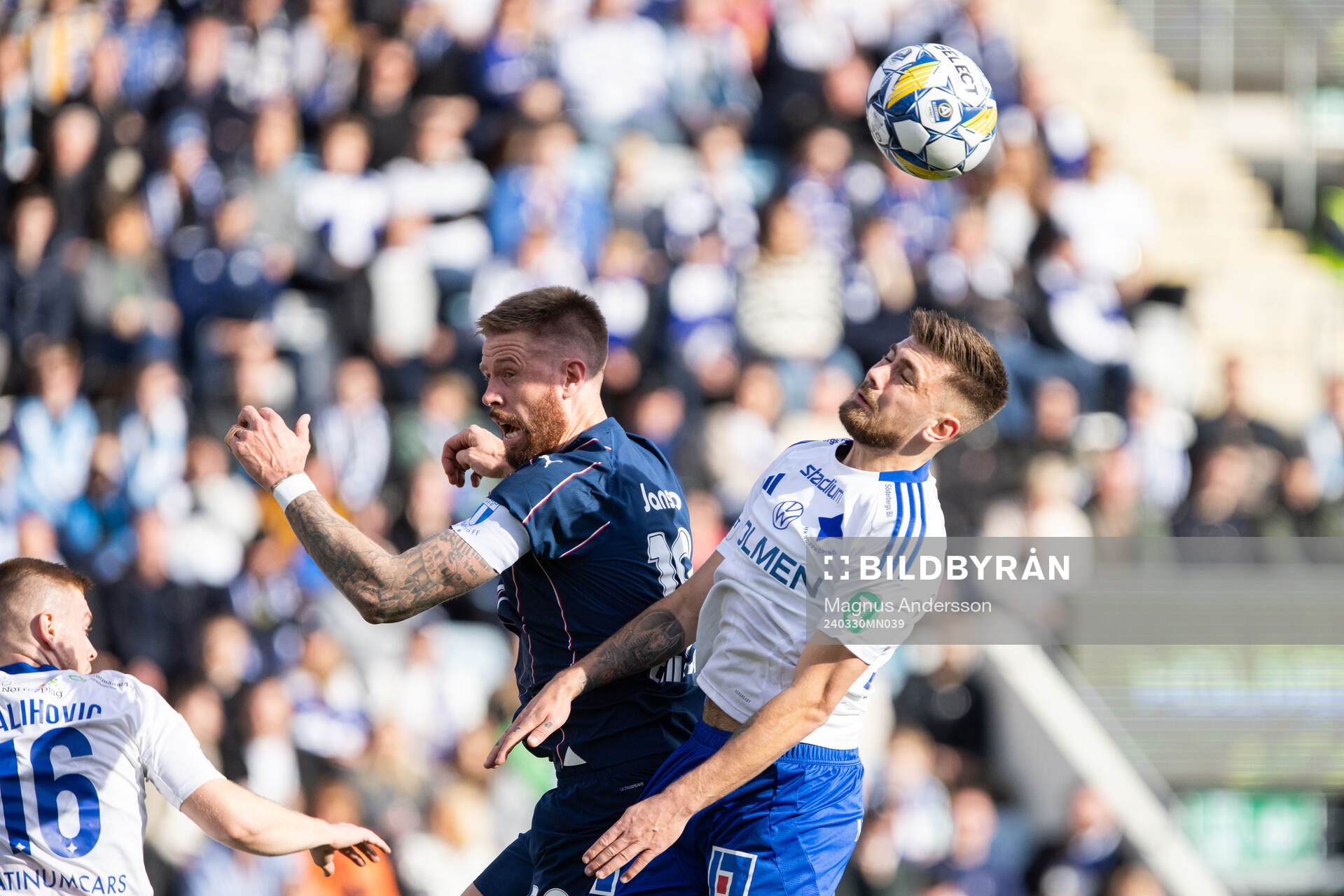 Malmö FFs Pontus Jansson och IFK Norrköpings Anton
