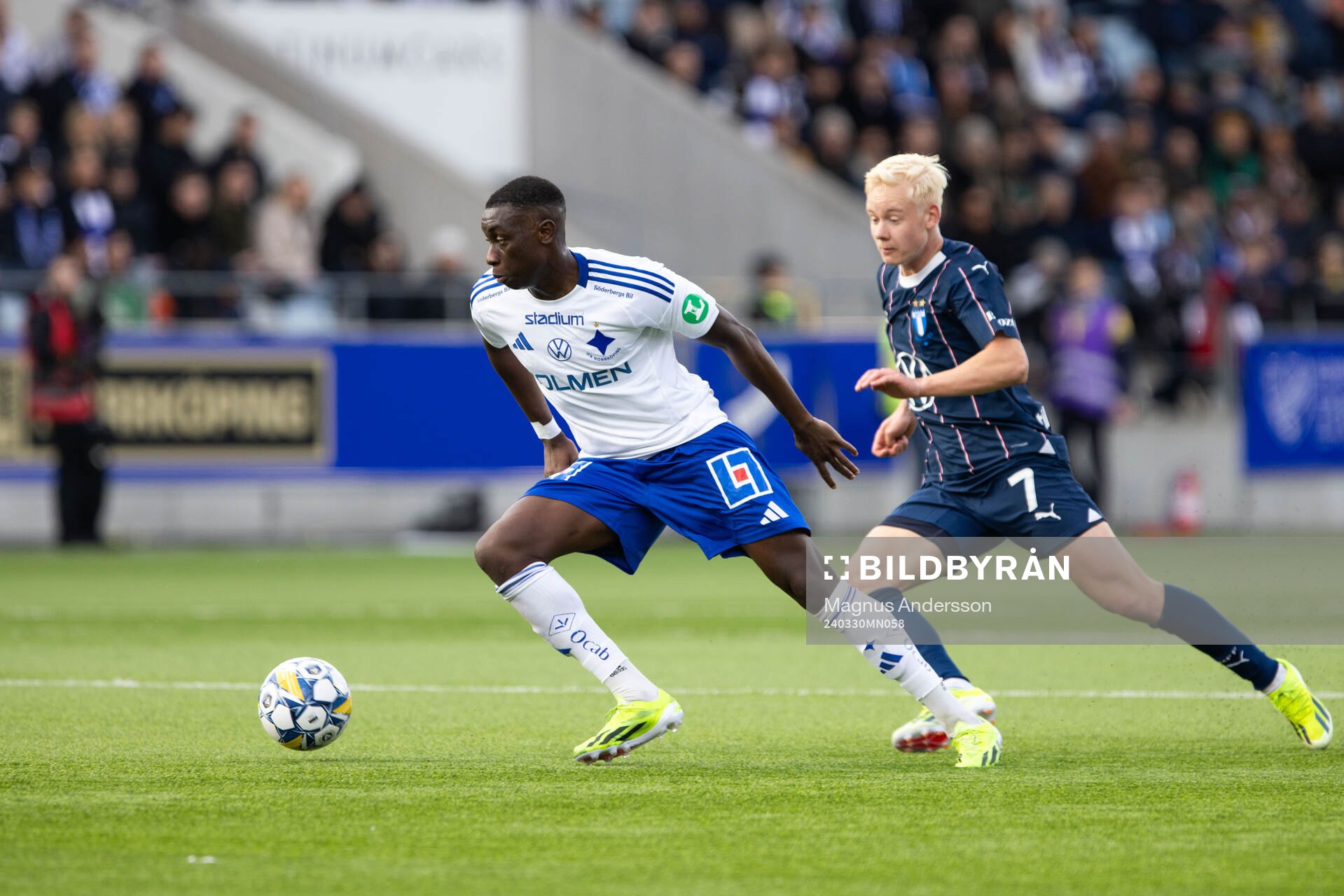 IFK Norrköpings Yahya Kalley och Malmö FFs Otto Rosengren