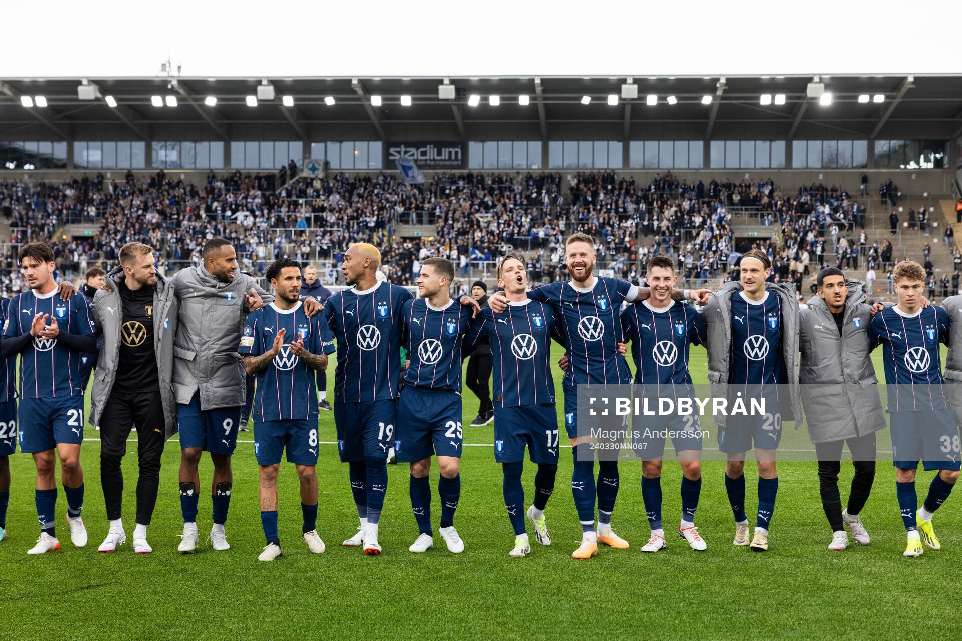 Malmö FFs Stefano Vecchia, Isaac Kiese Thelin, Sergio