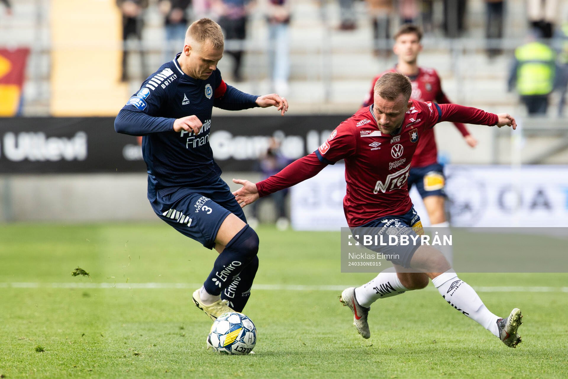 Utsiktens Jesper Brandt och Örgrytes Nicklas Bärkroth