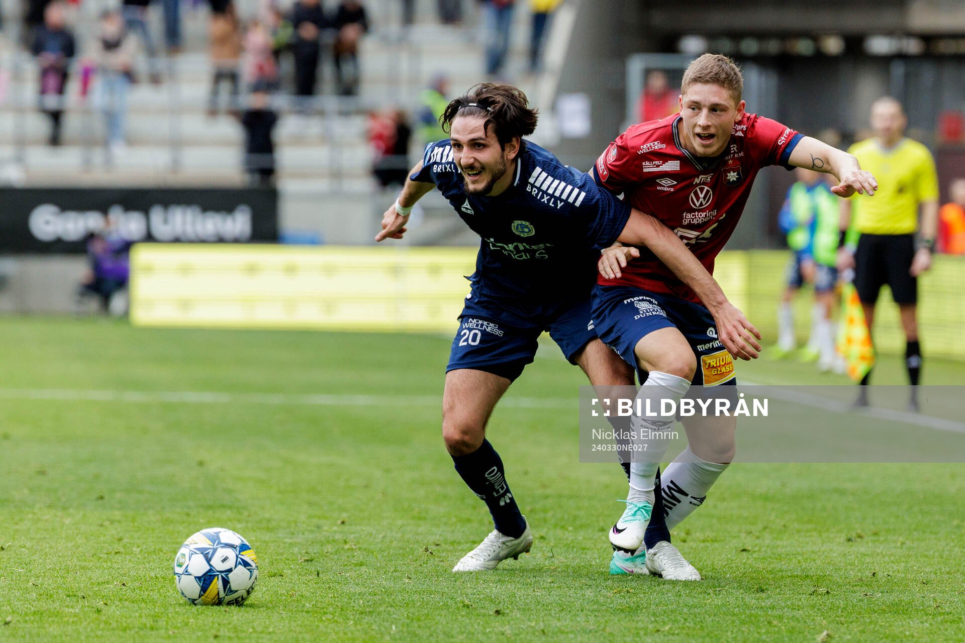 Utsiktens Filip Trpcevski och Örgrytes Anton Andreasson