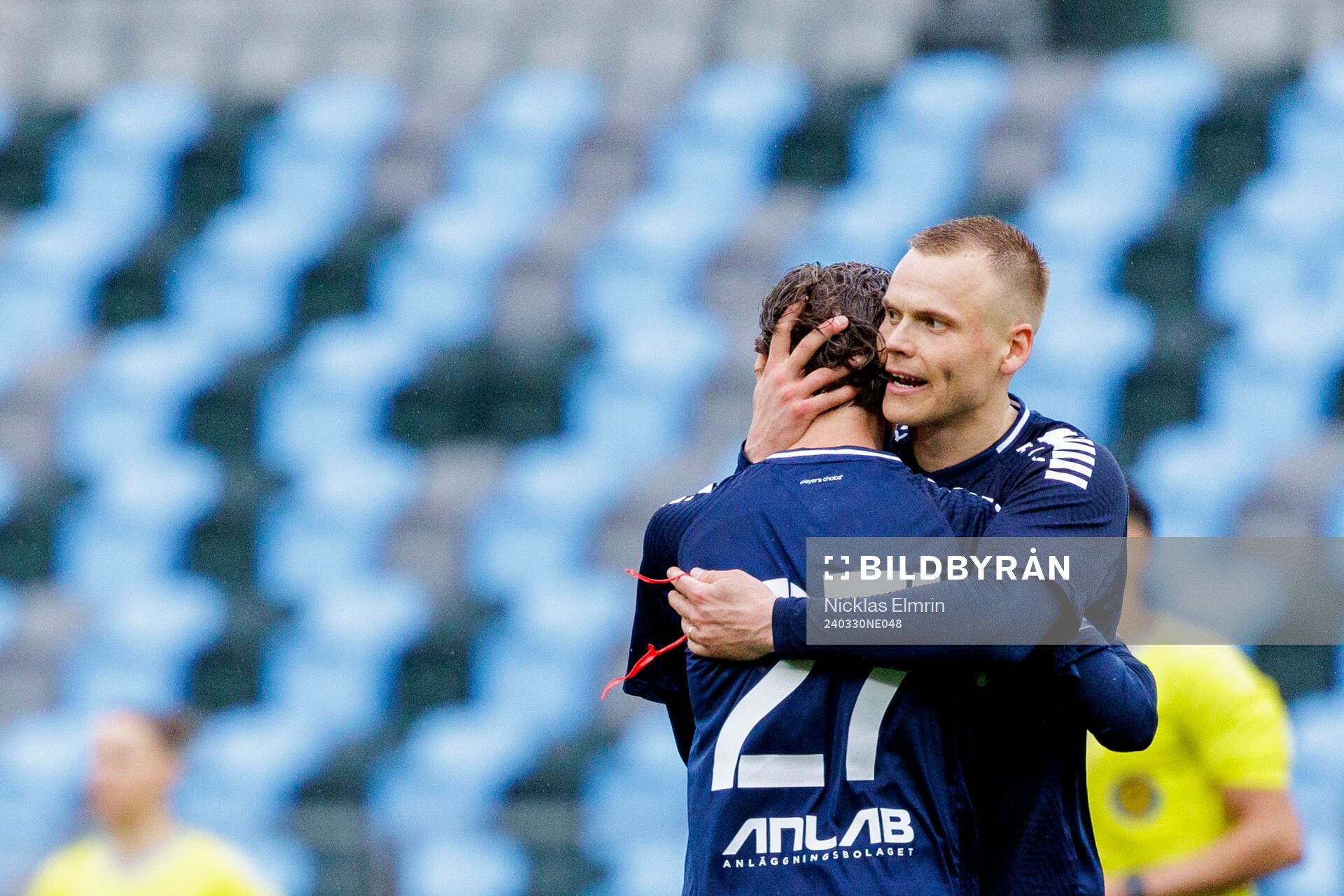 Utsiktens Jesper Brandt och Fredrik Martinsson jublar