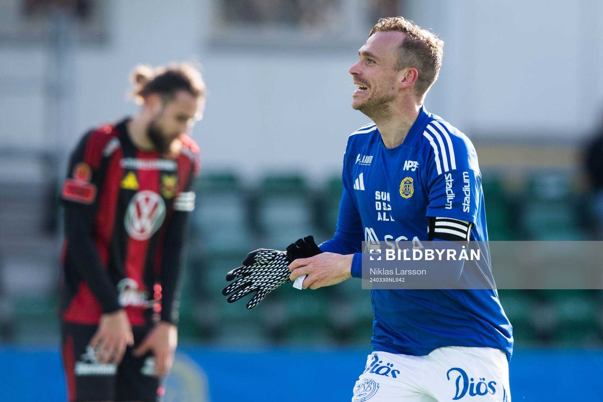 GIF Sundsvalls Pontus Engblom jublar