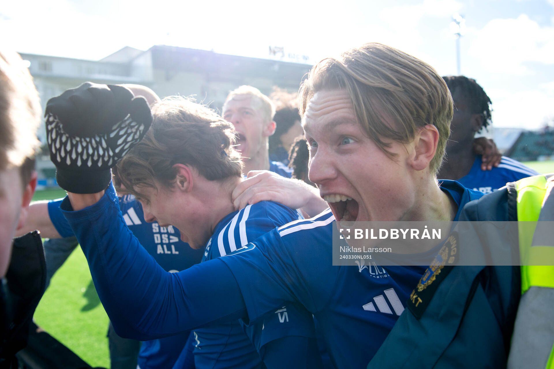 GIF Sundsvalls Marcus Burman jublar