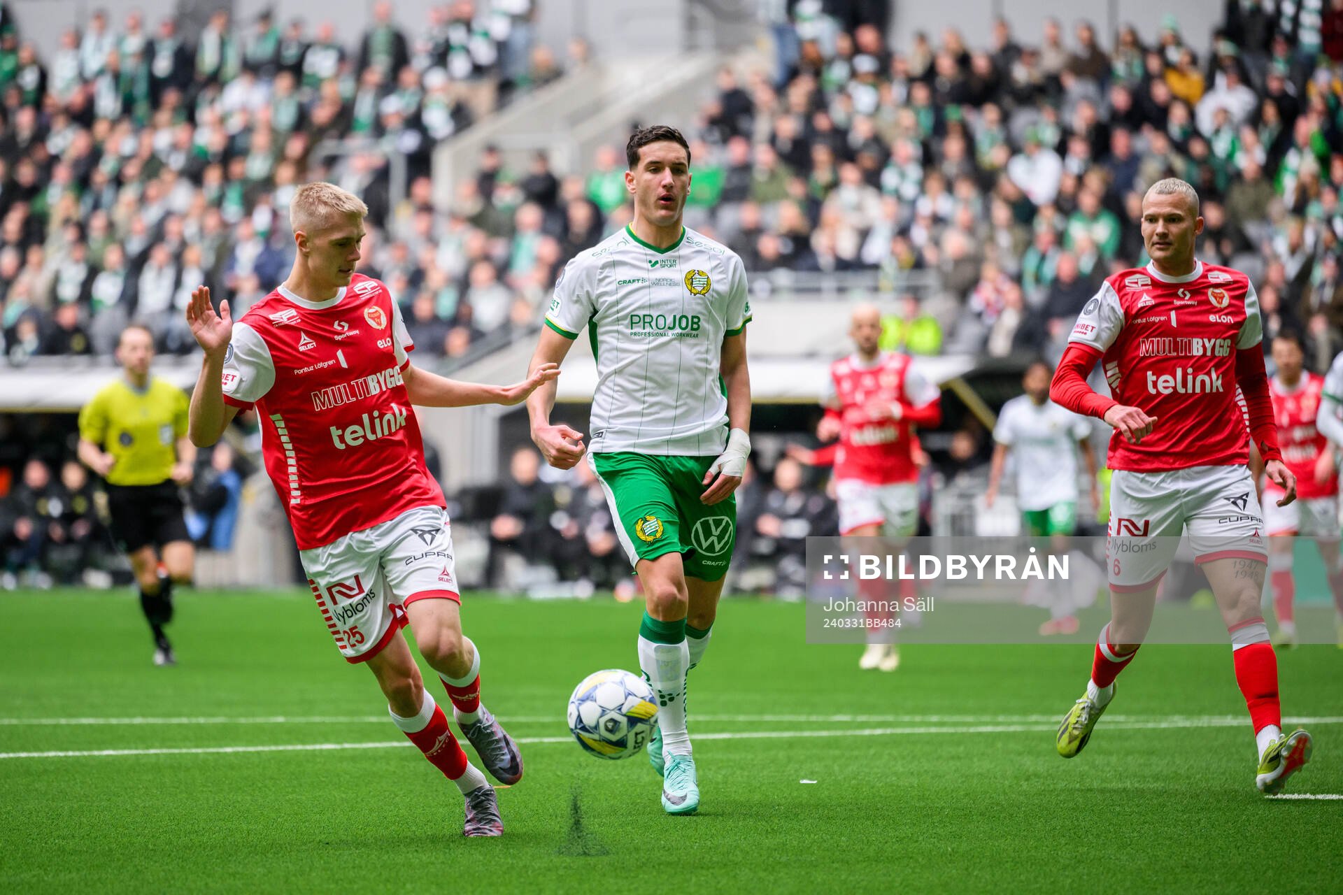 Kalmars Rony Jansson och Hammarbys Deniz Gul