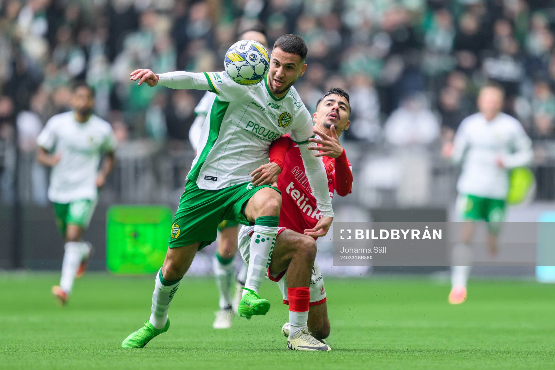 Hammarbys Abdelrahman Boudah Saidi och Kalmars Arash