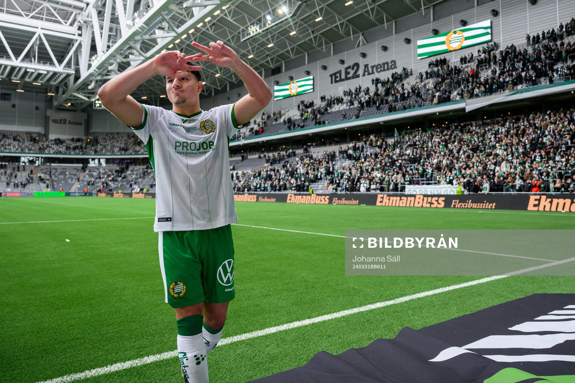 Hammarbys Jusef Erabi jublar