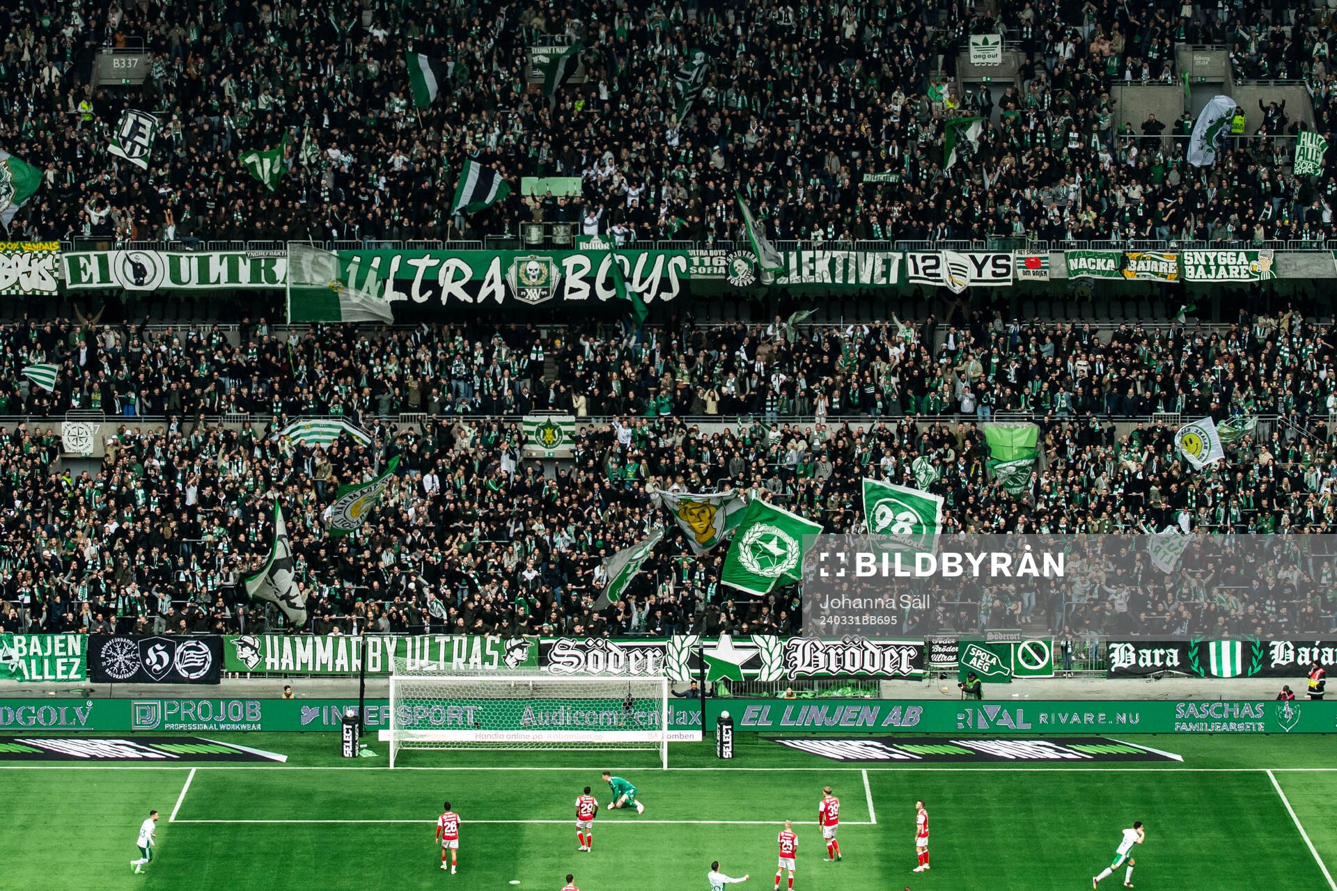 Hammarbys Jusef Erabi jublar