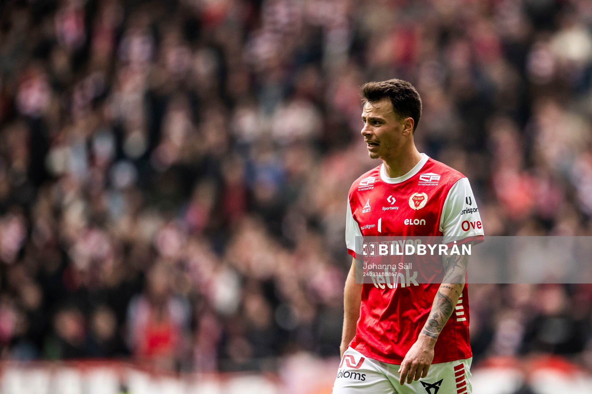 Kalmars Melker Hallberg deppar