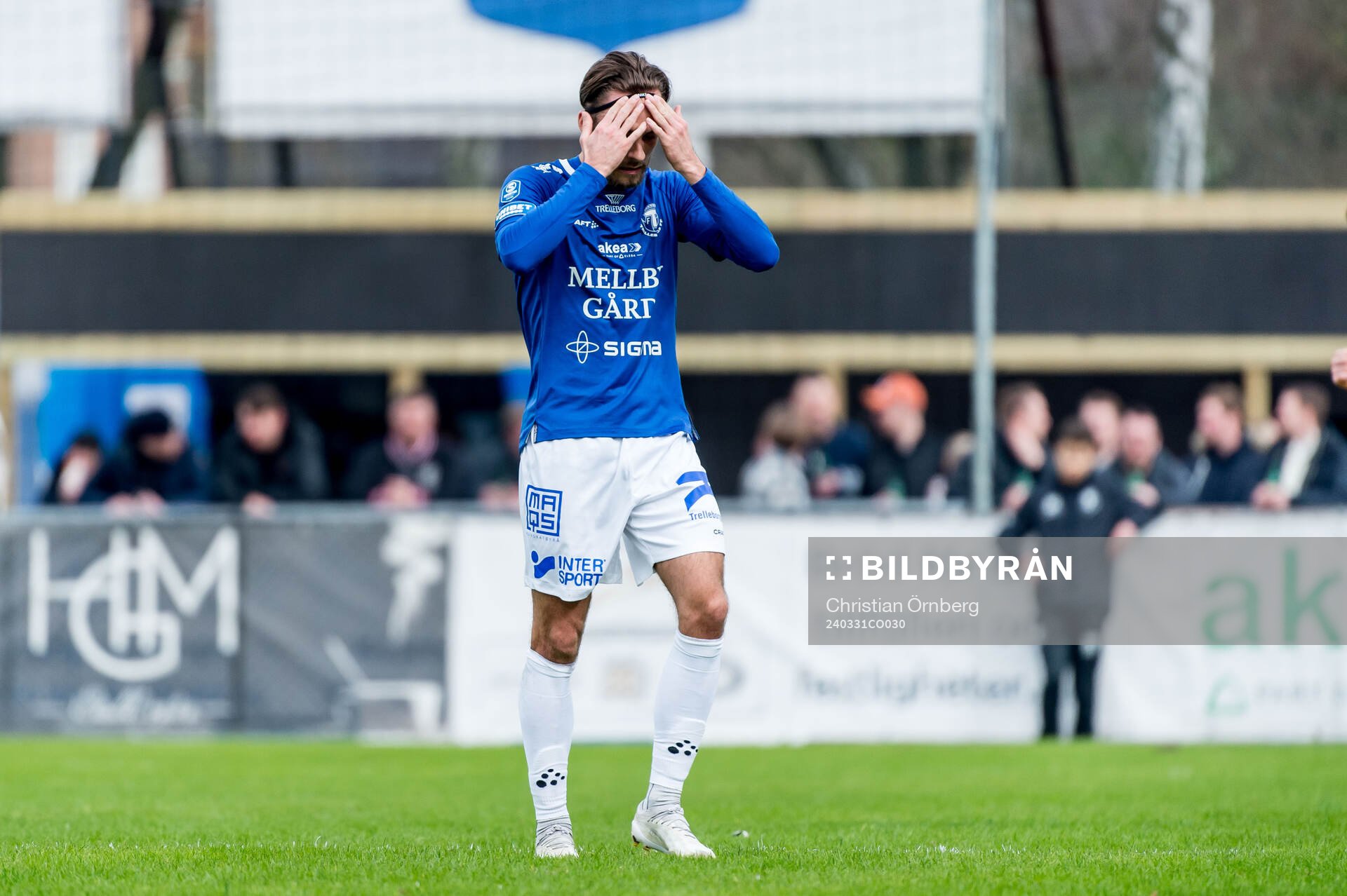 Trelleborgs Felix Hörberg deppar