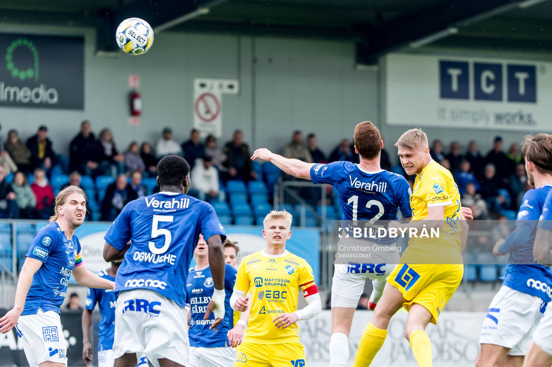 IK Oddevolds Axel Pettersson och Trelleborgs Zander Hyltoft