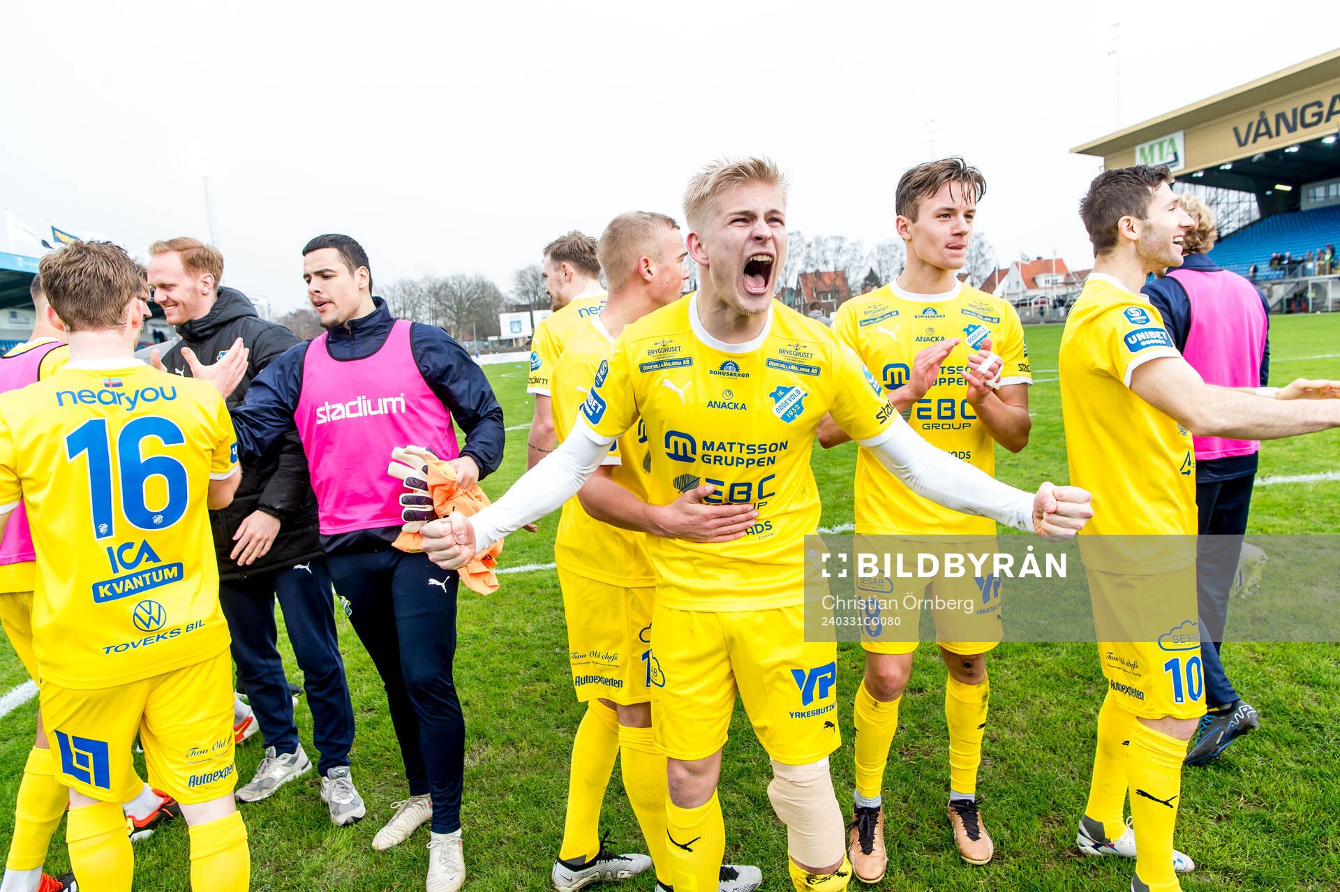 IK Oddevolds Philip Engelbrektsson jublar