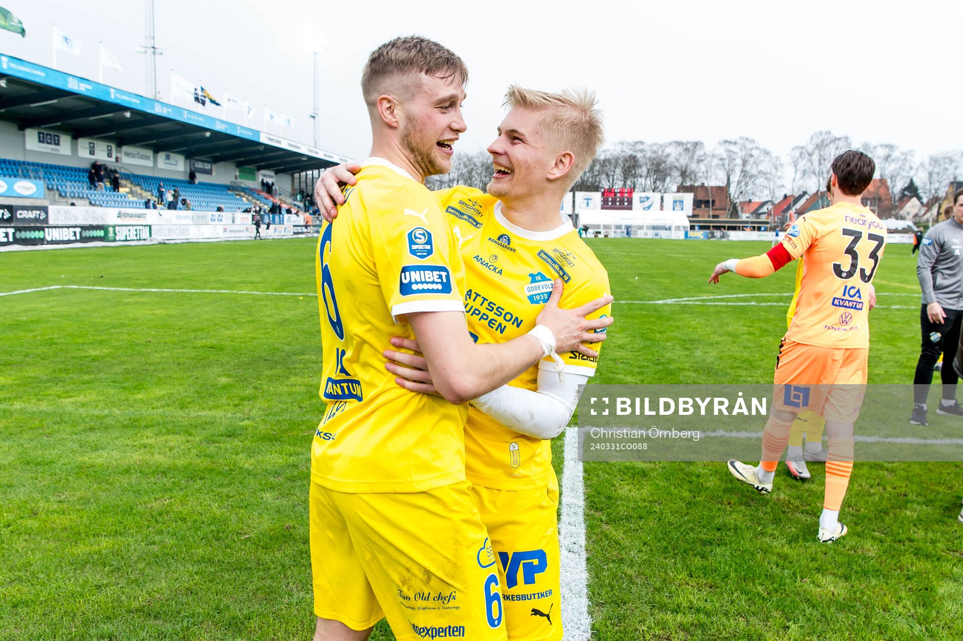 IK Oddevolds Axel Pettersson och Philip Engelbrektsson