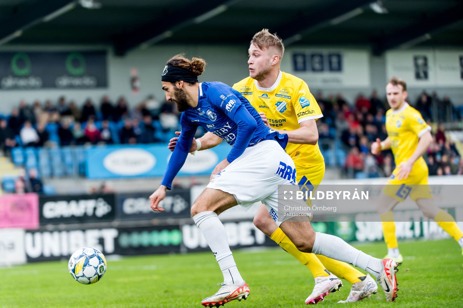 Trelleborgs Hady Saleh Karim och IK Oddevolds Axel
