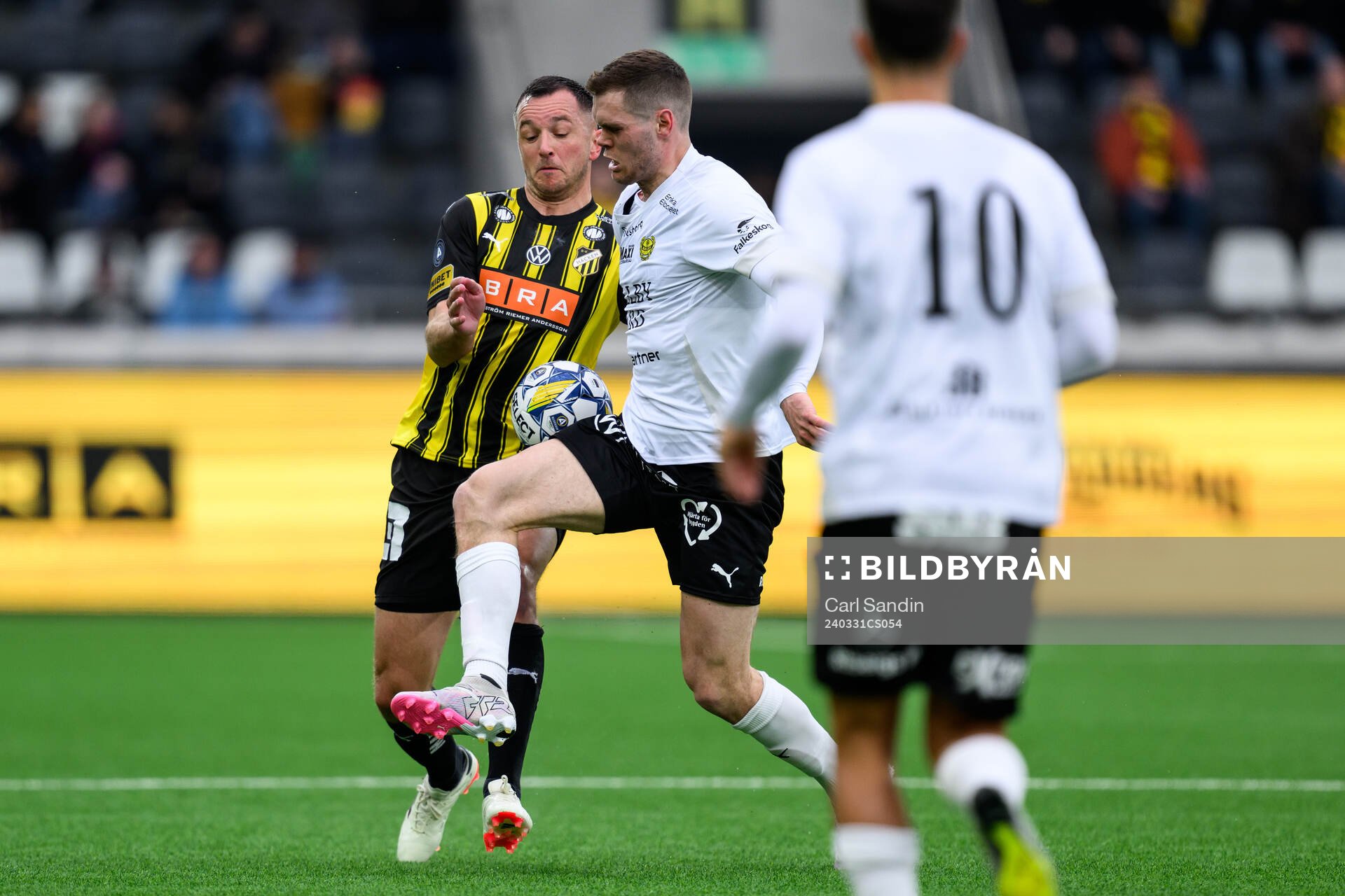 Häckens Even Hovland och Mjällbys Jacob Bergström